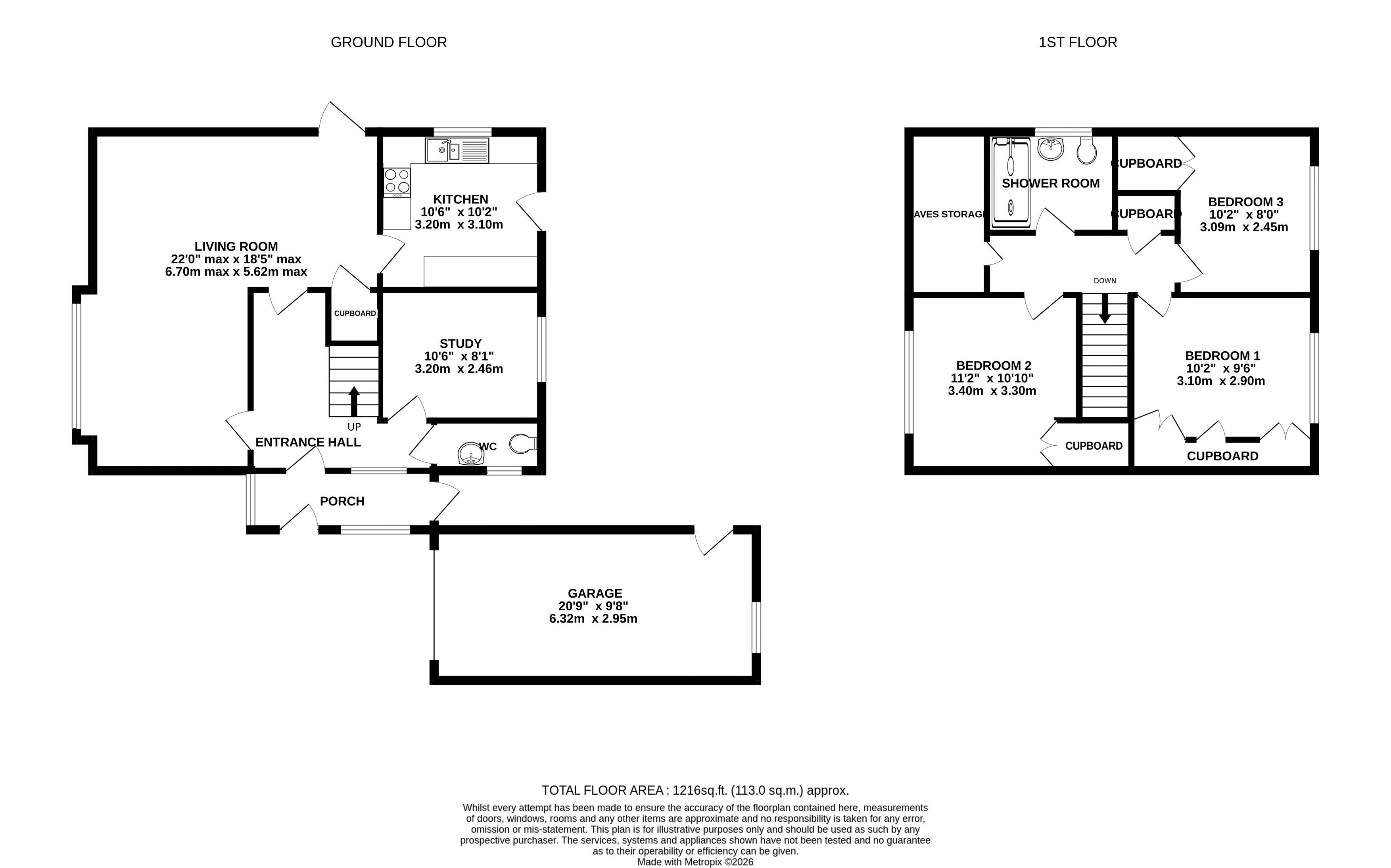 Fairmead, Spearcey Lane, Taunton floorplan