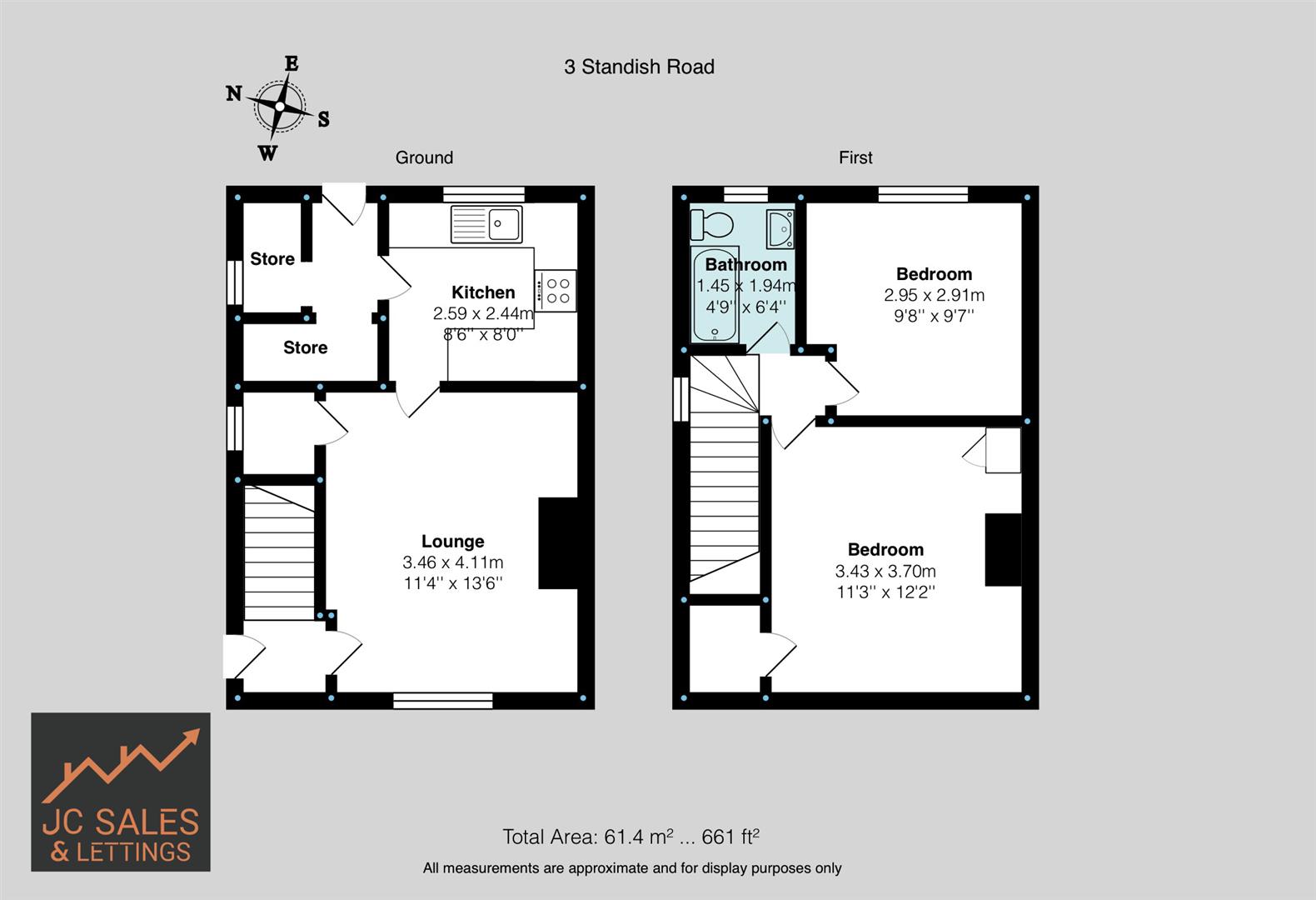 3, Standish Road, Sheffield floorplan
