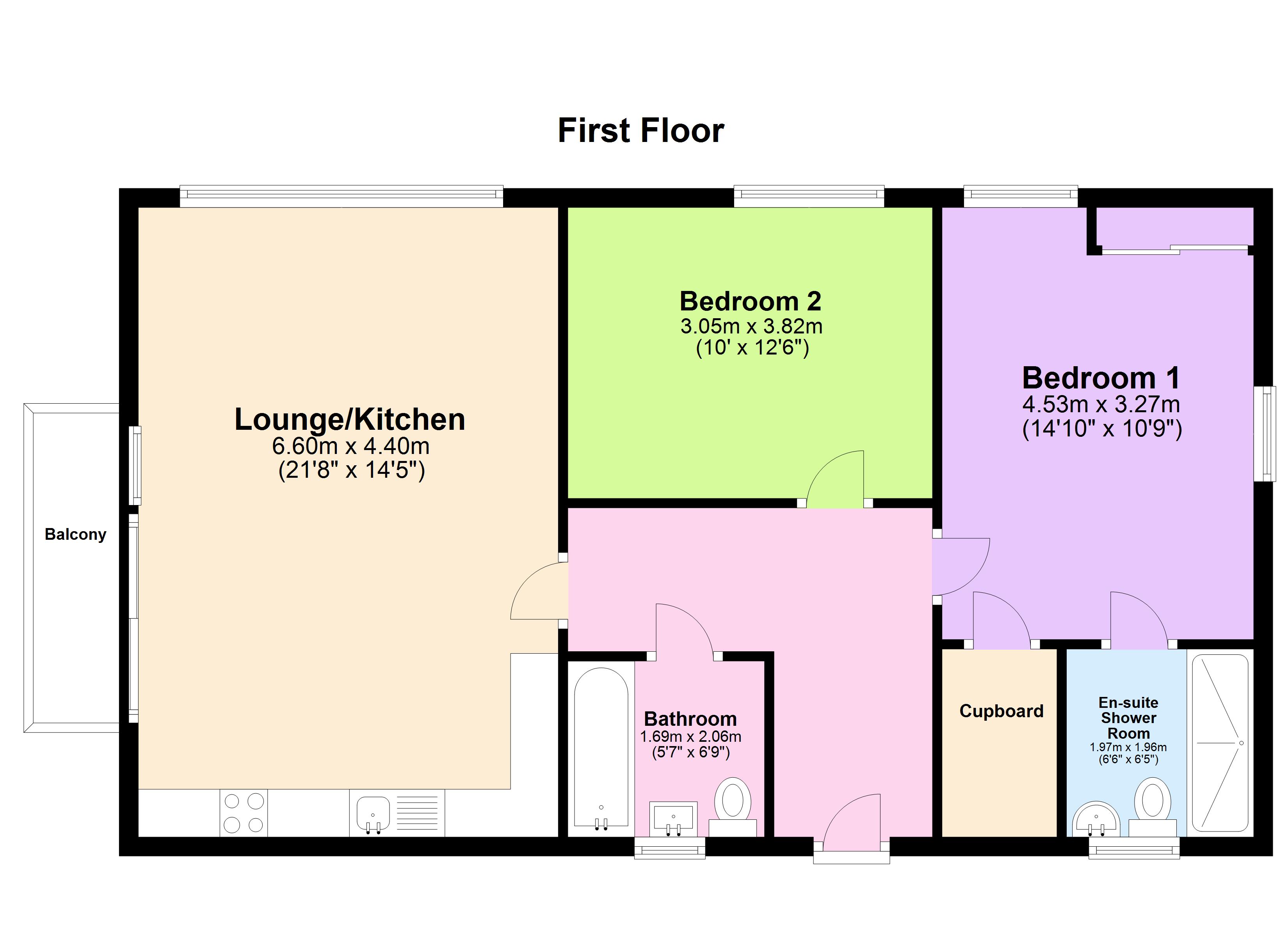 65, Avocet Way, Ashford floorplan