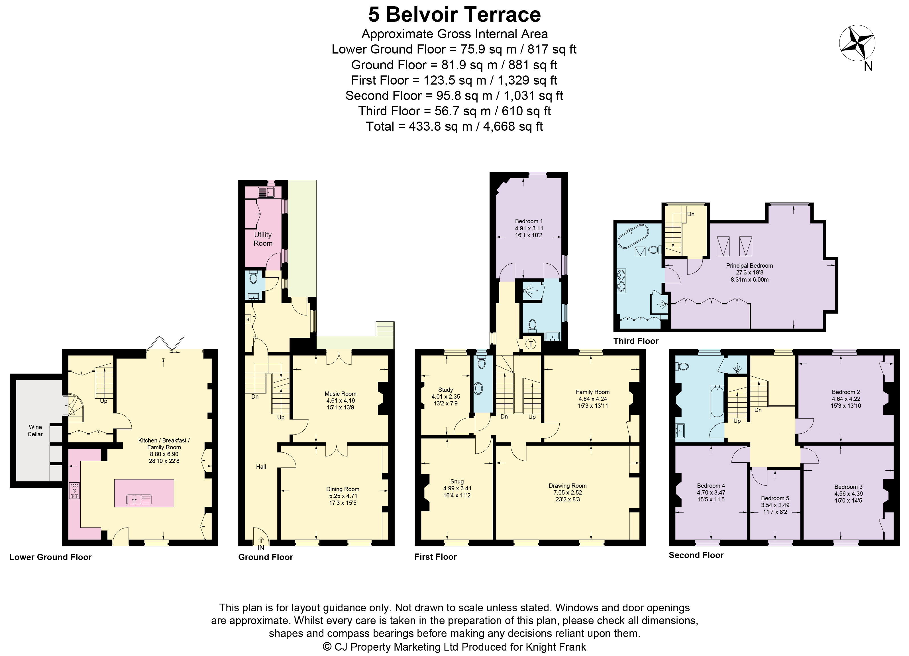 5, Belvoir Terrace, Cambridge floorplan