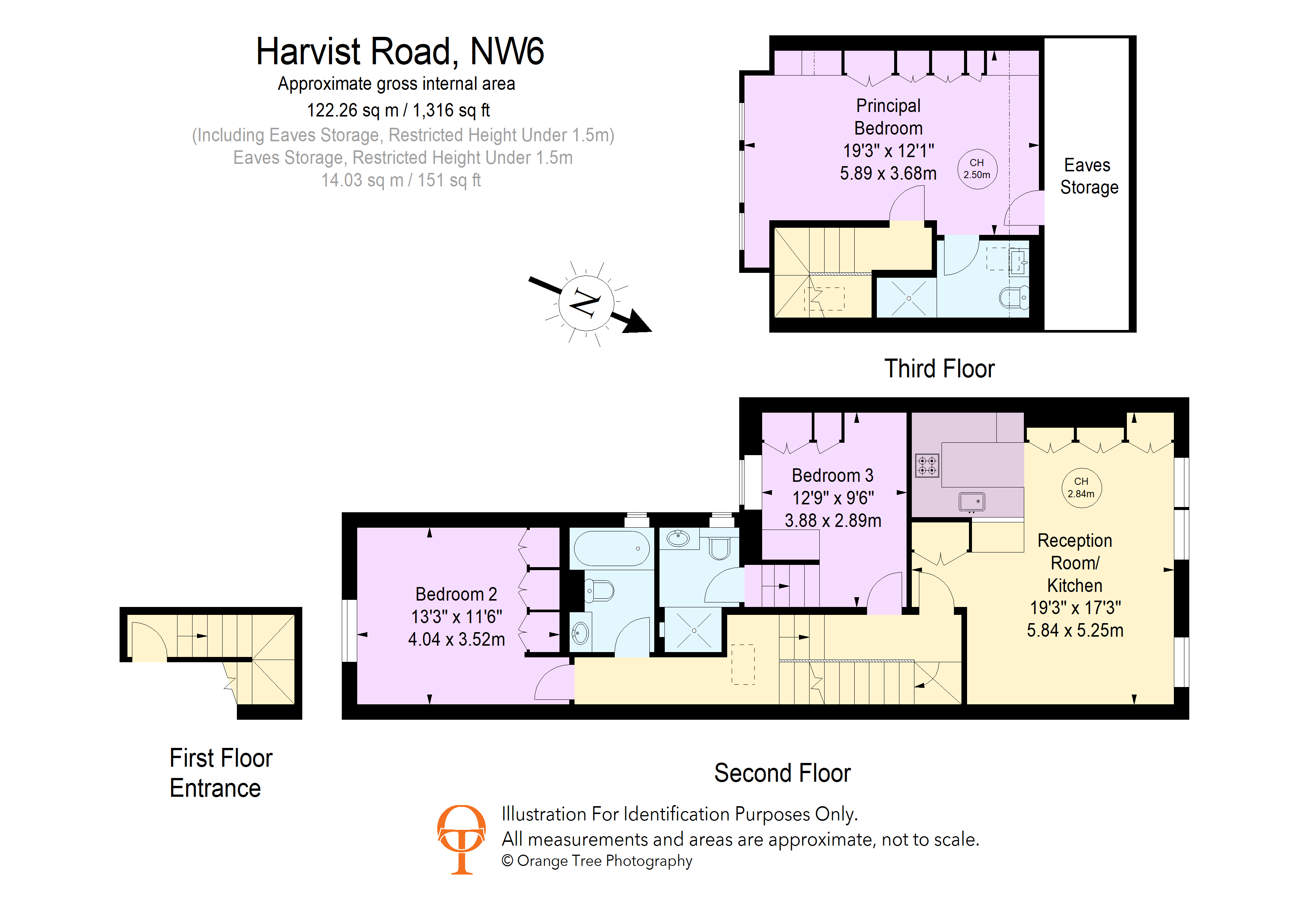 119C, Harvist Road, London floorplan