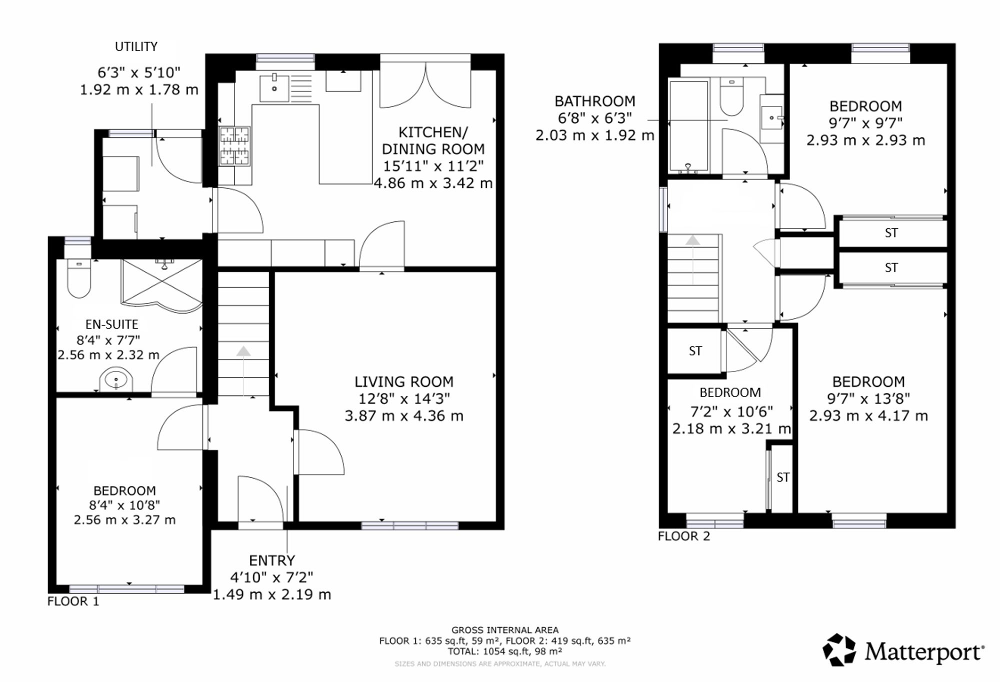 6 Tiree Place, Glasgow floorplan