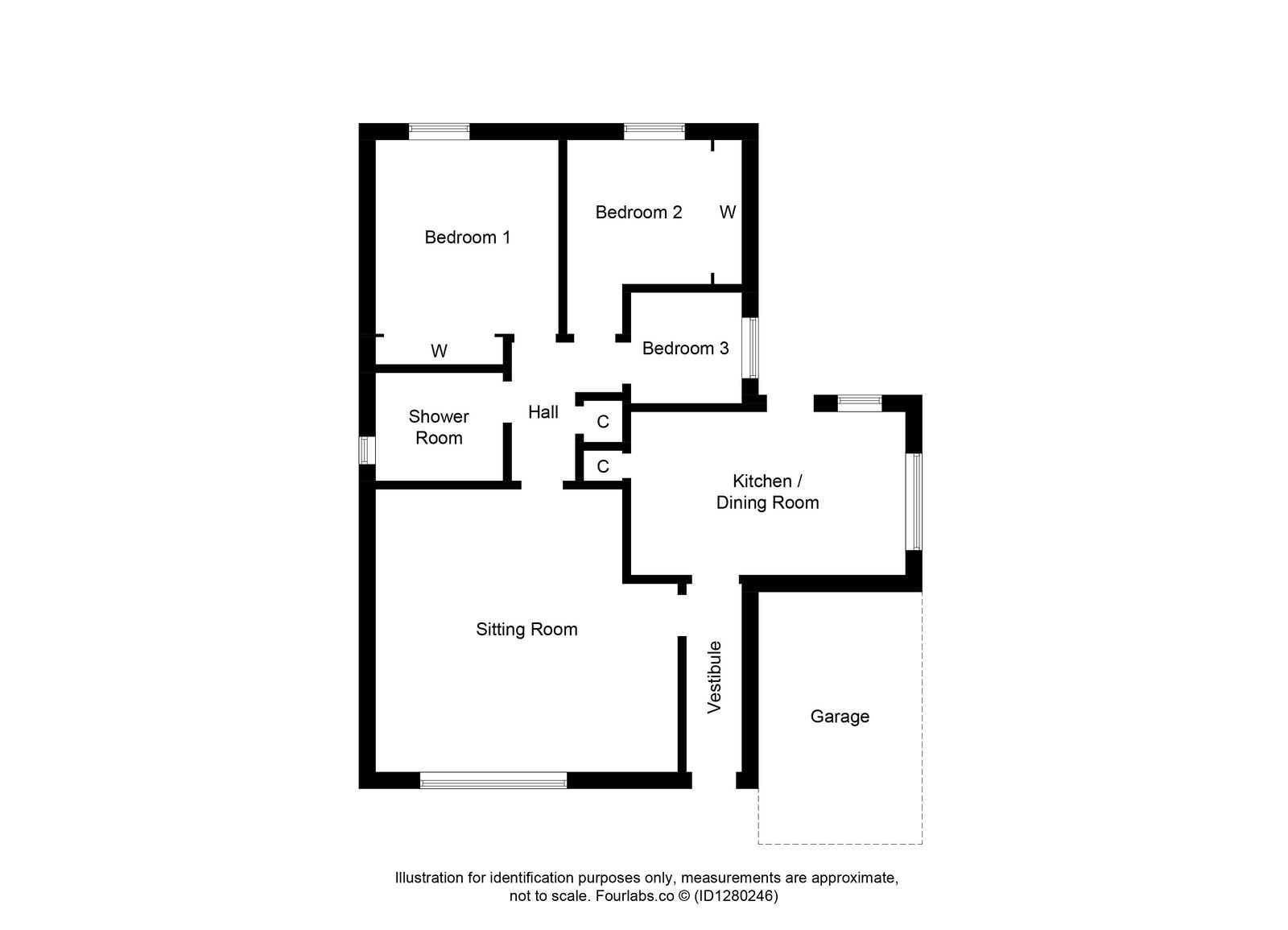 1, Cameron Avenue, Inverness floorplan
