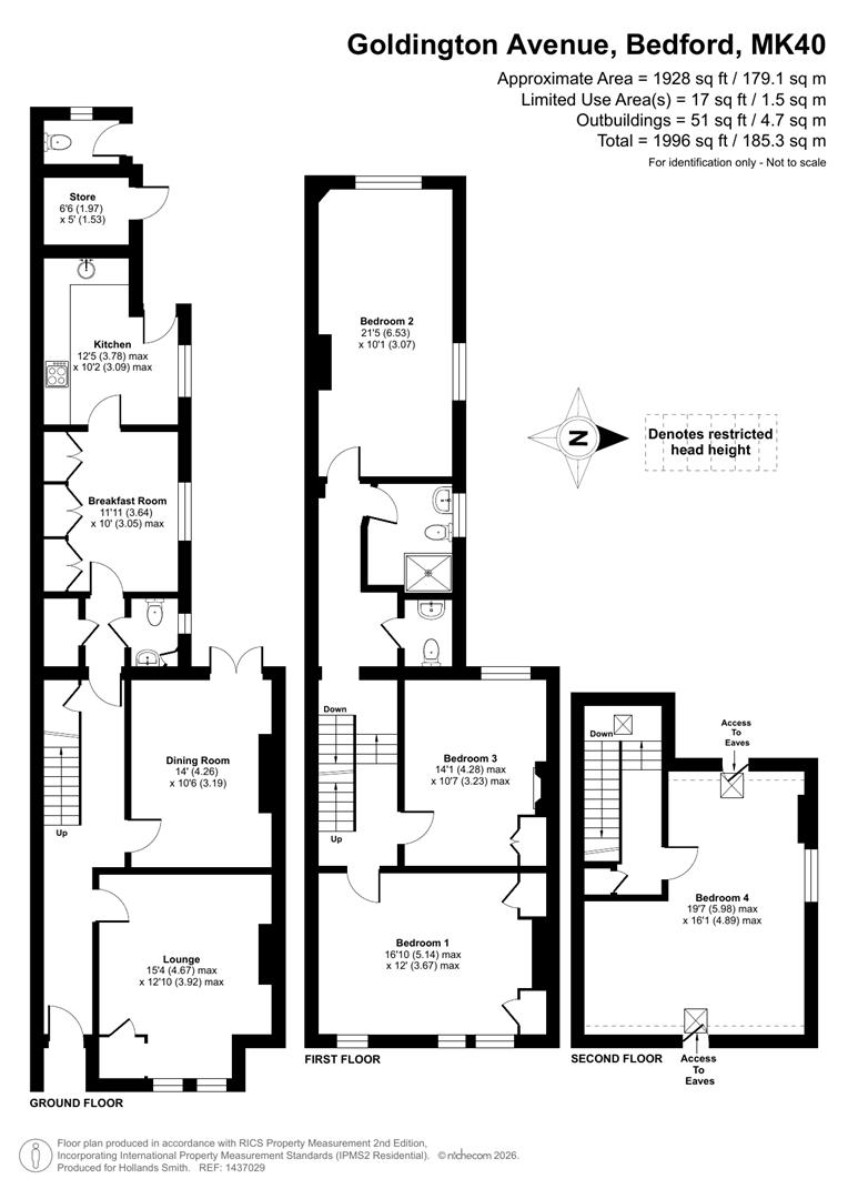 18, Goldington Avenue, Bedford floorplan