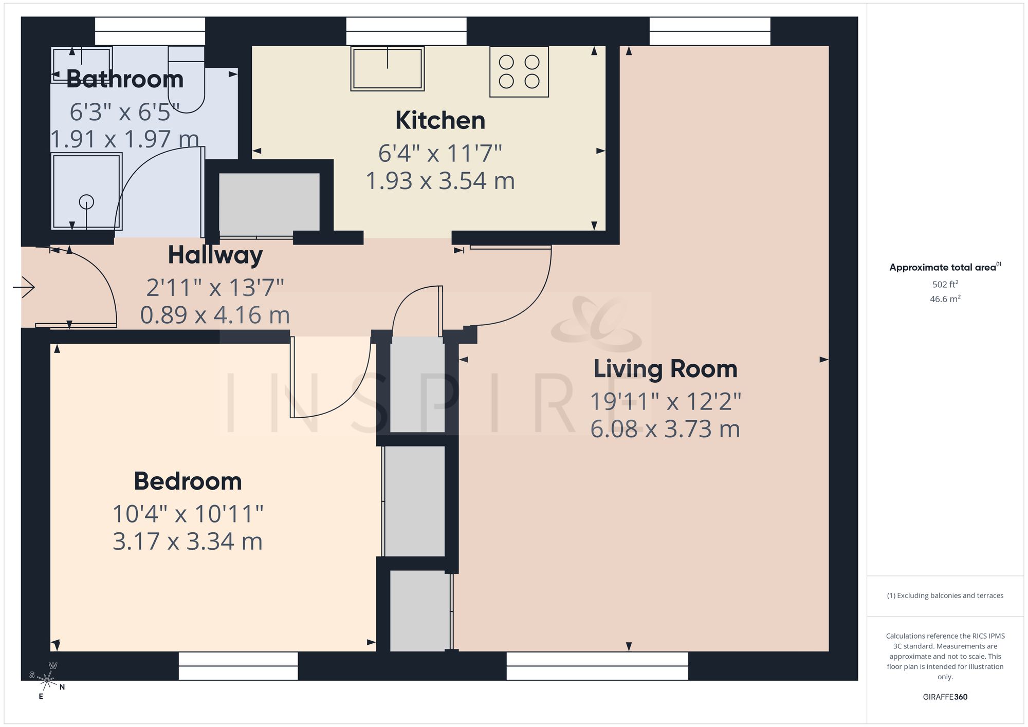 4 Ivory Walk, Crawley floorplan