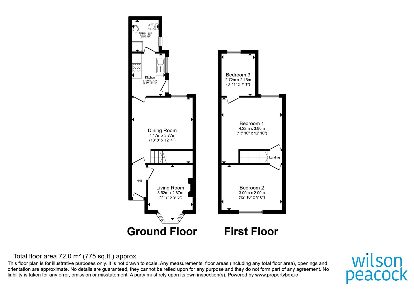 21, Ford End Road, Bedfordshire floorplan