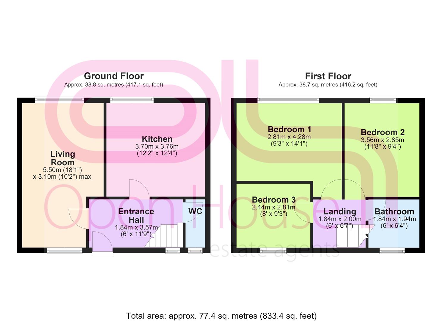 132, Blenheim Road, Bolton floorplan