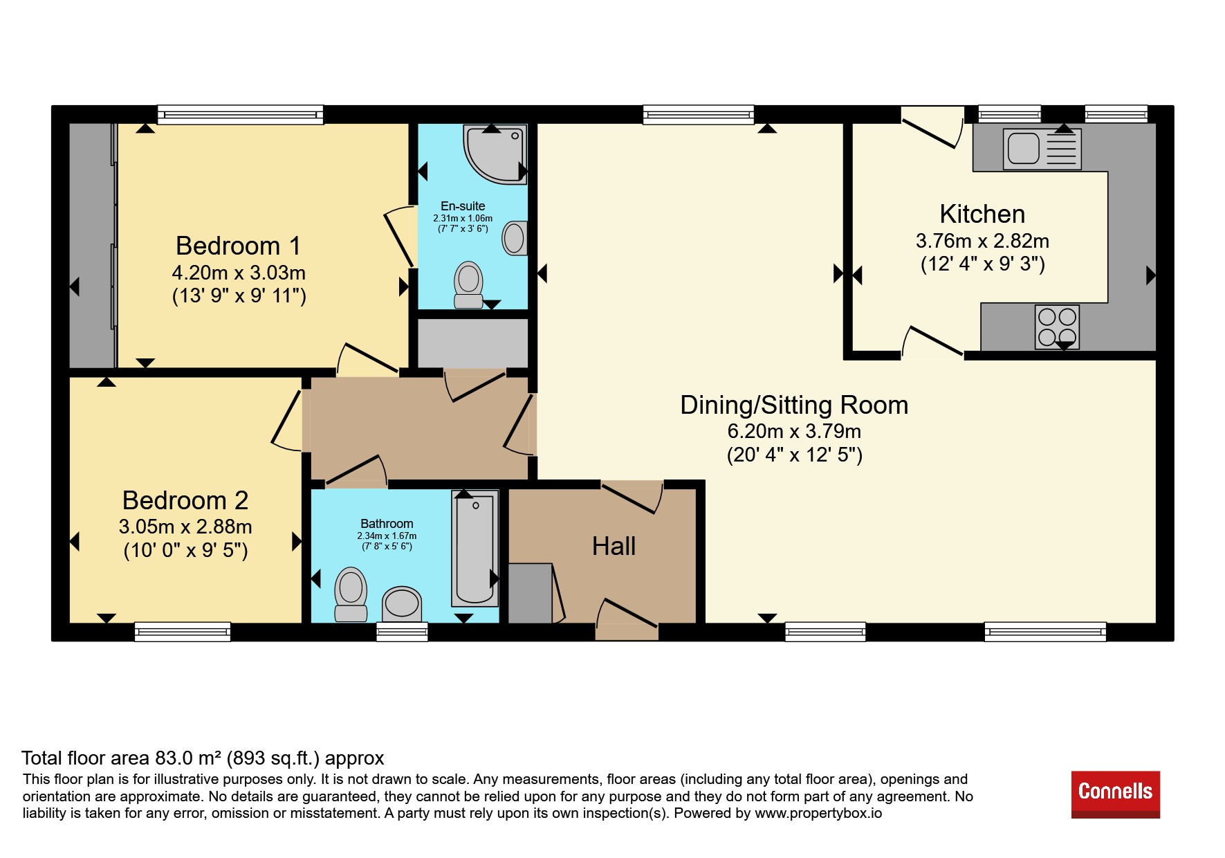 5, Manor Court, Bicester Road, Buckingham floorplan