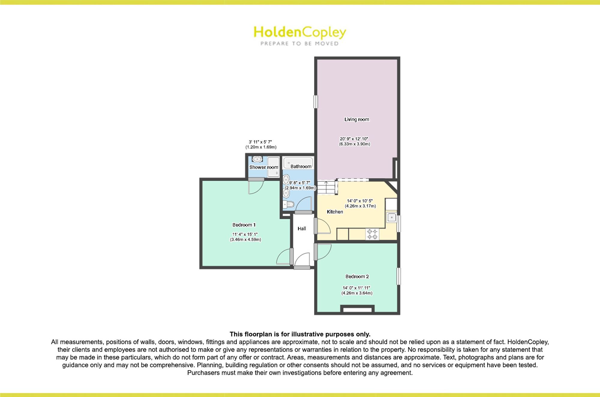 Flat 12, Marlborough Hall, Nottingham floorplan
