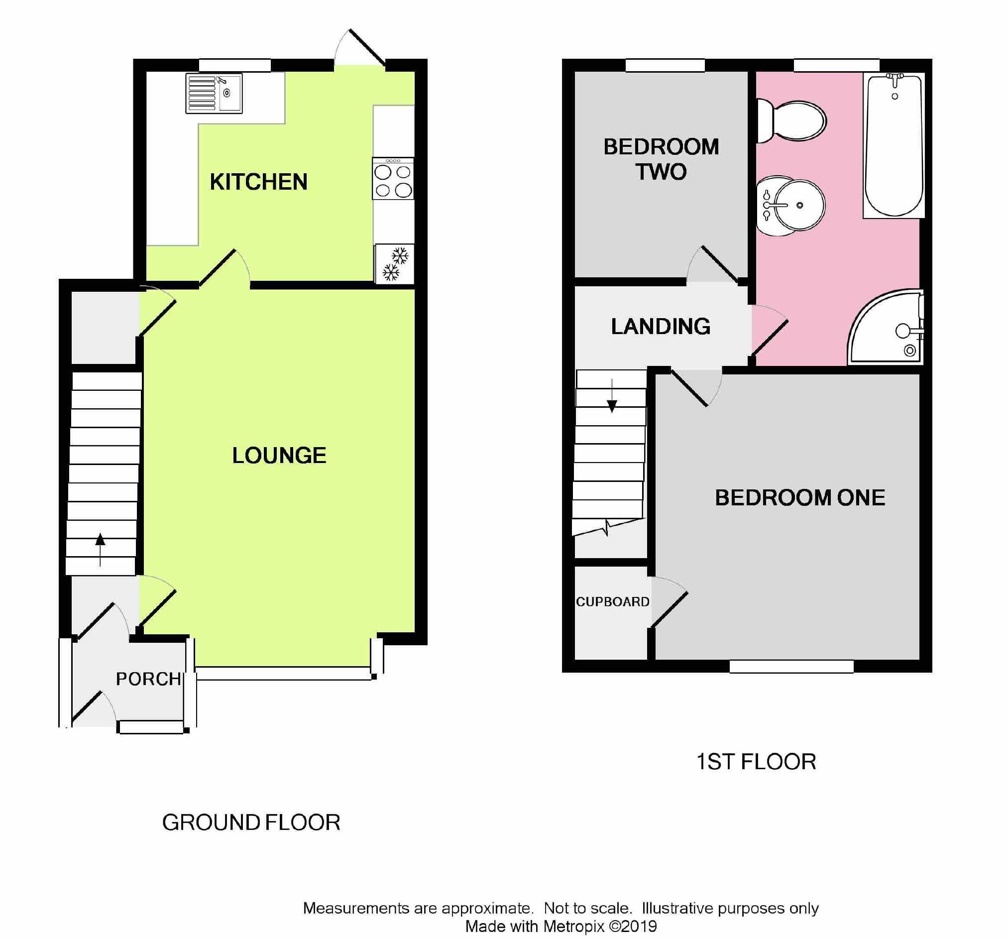 2 Bedrooms Terraced house for sale in St Anselms Road, Worthing, West Sussex BN14