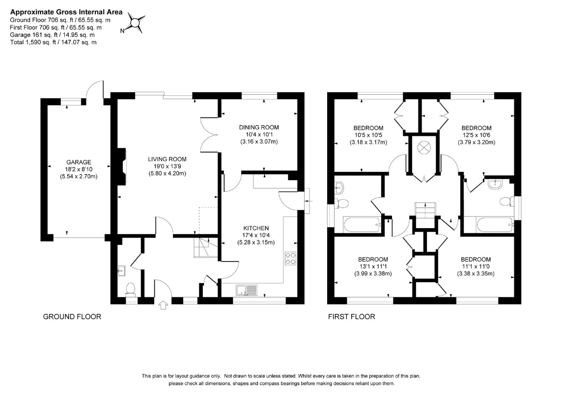 18, Ivydene, Woking floorplan