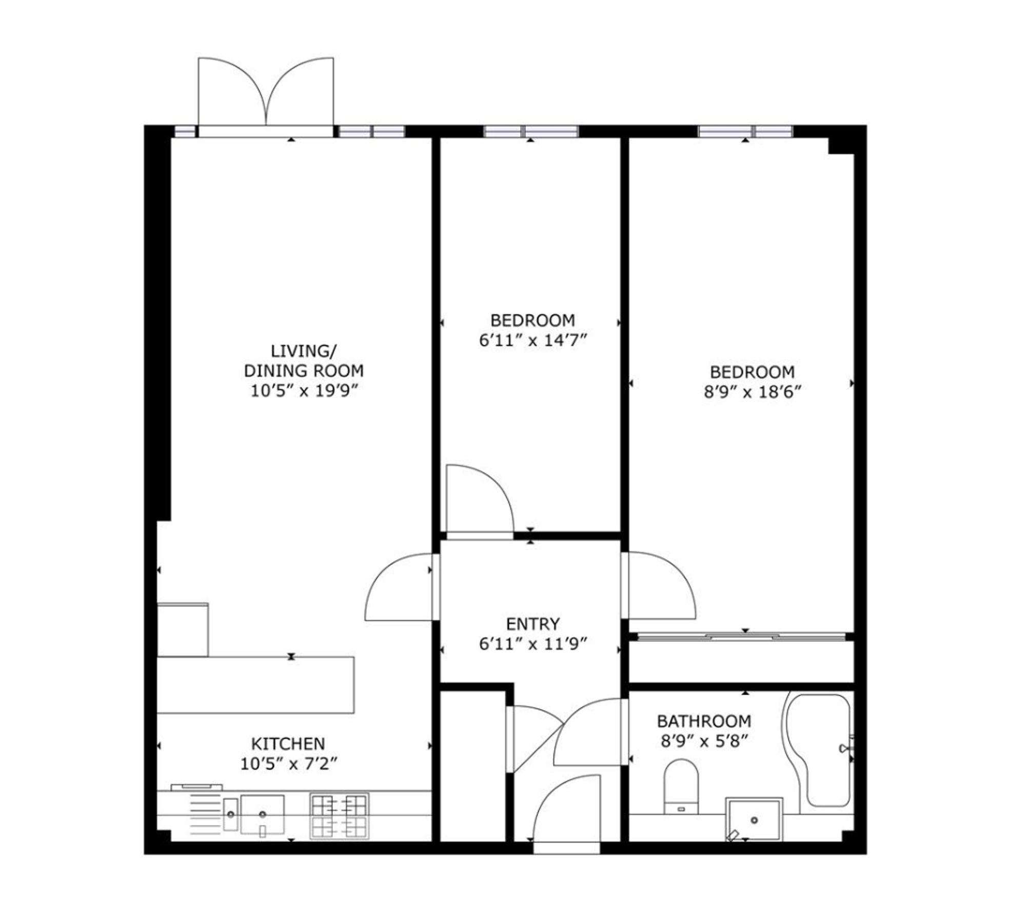 44, Pall Mall, Liverpool floorplan