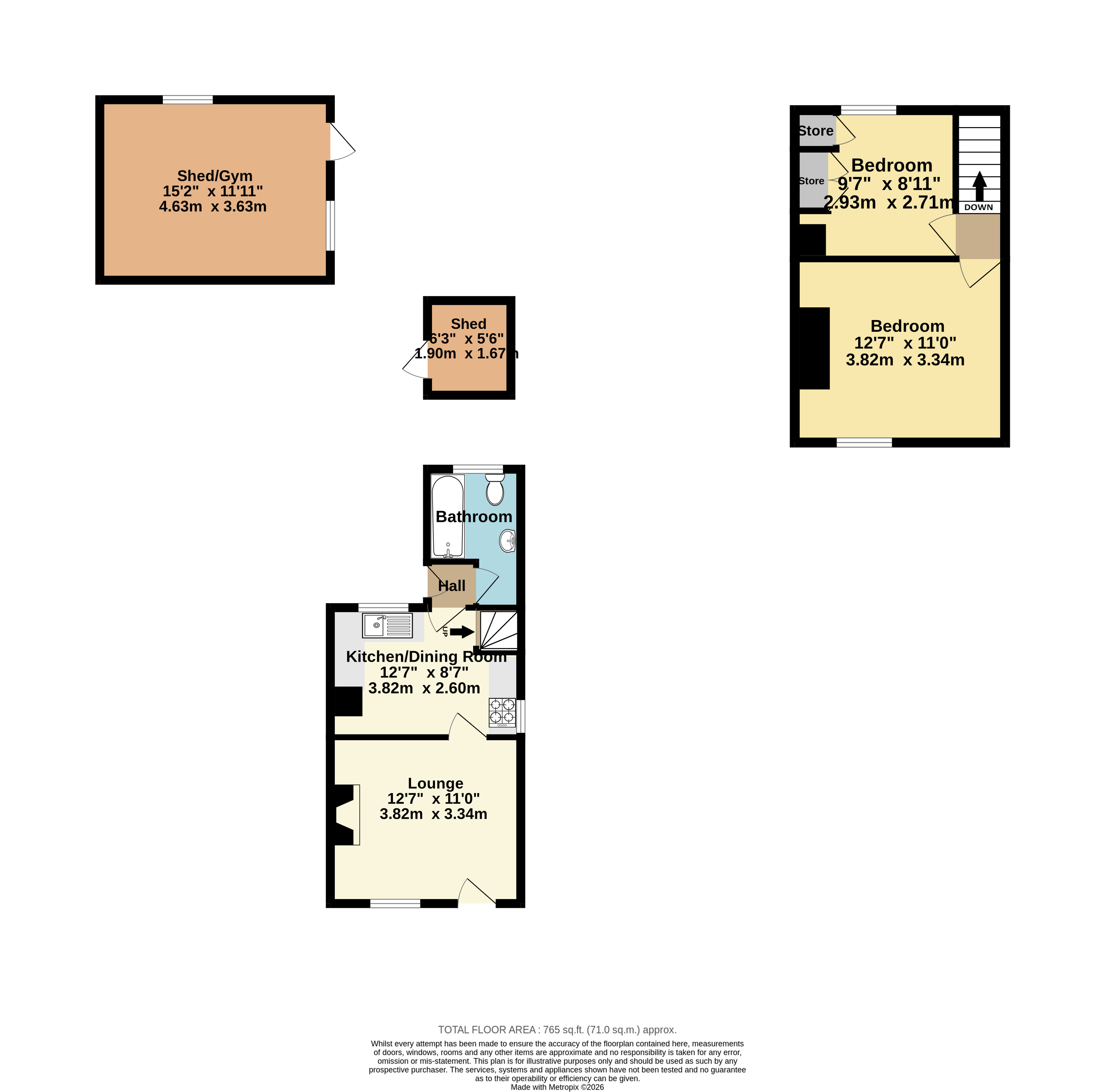 7 Garden Cottages,, Harris Alley, Canterbury floorplan