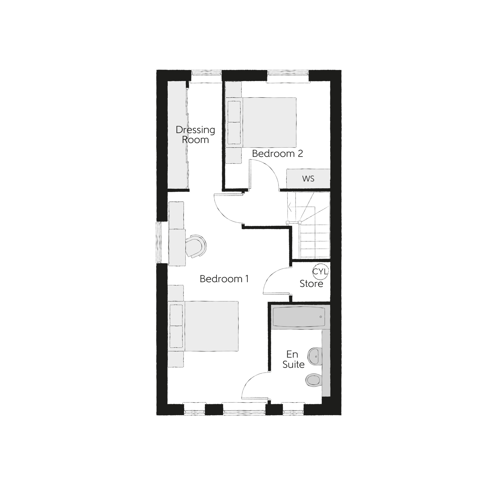 5, The Grove at Riverbrook Place, Steers Lane, Forge Wood, Tinsley Green, Crawley floorplan