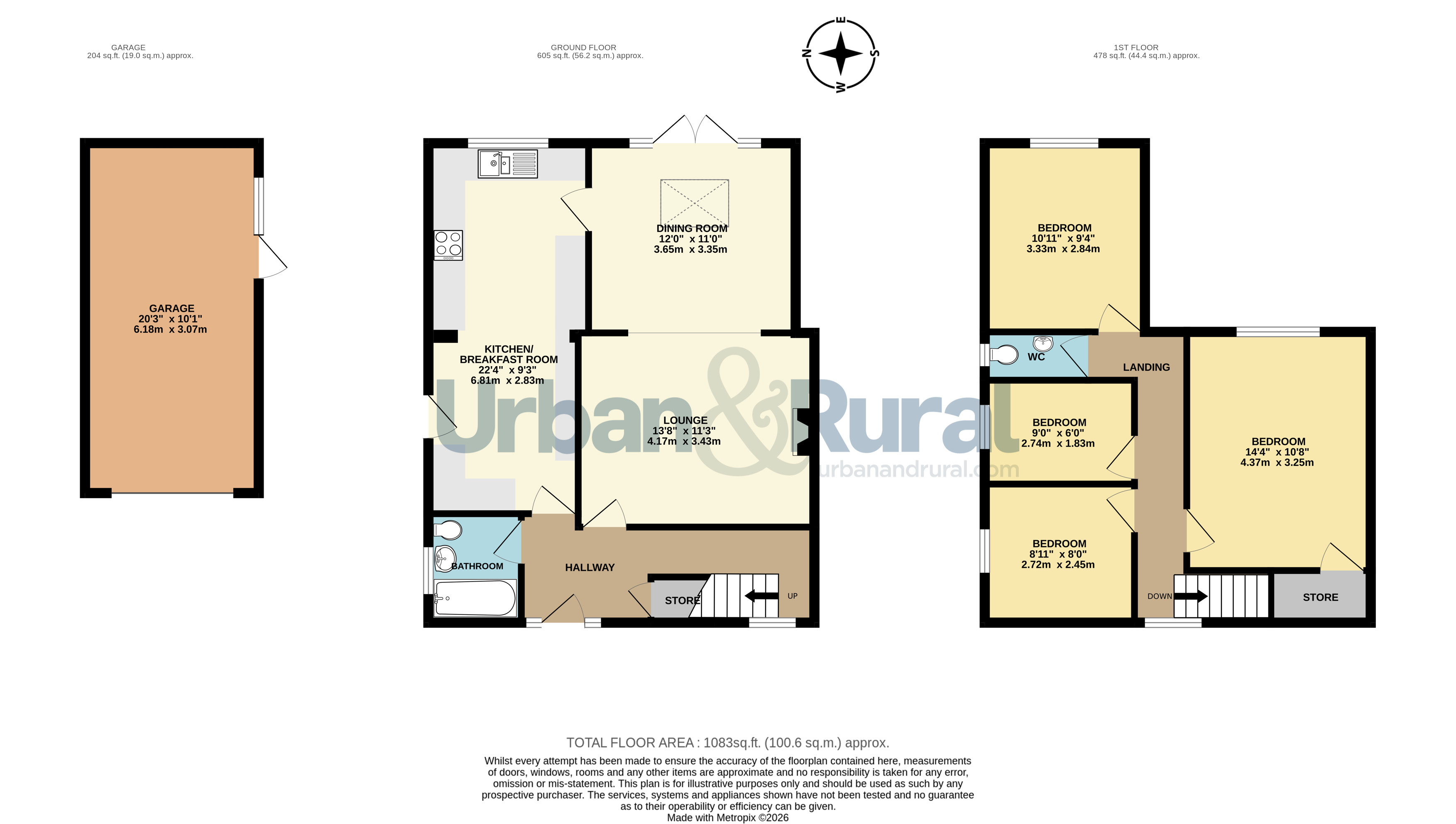 29, Fulmar Road, Bedfordshire floorplan