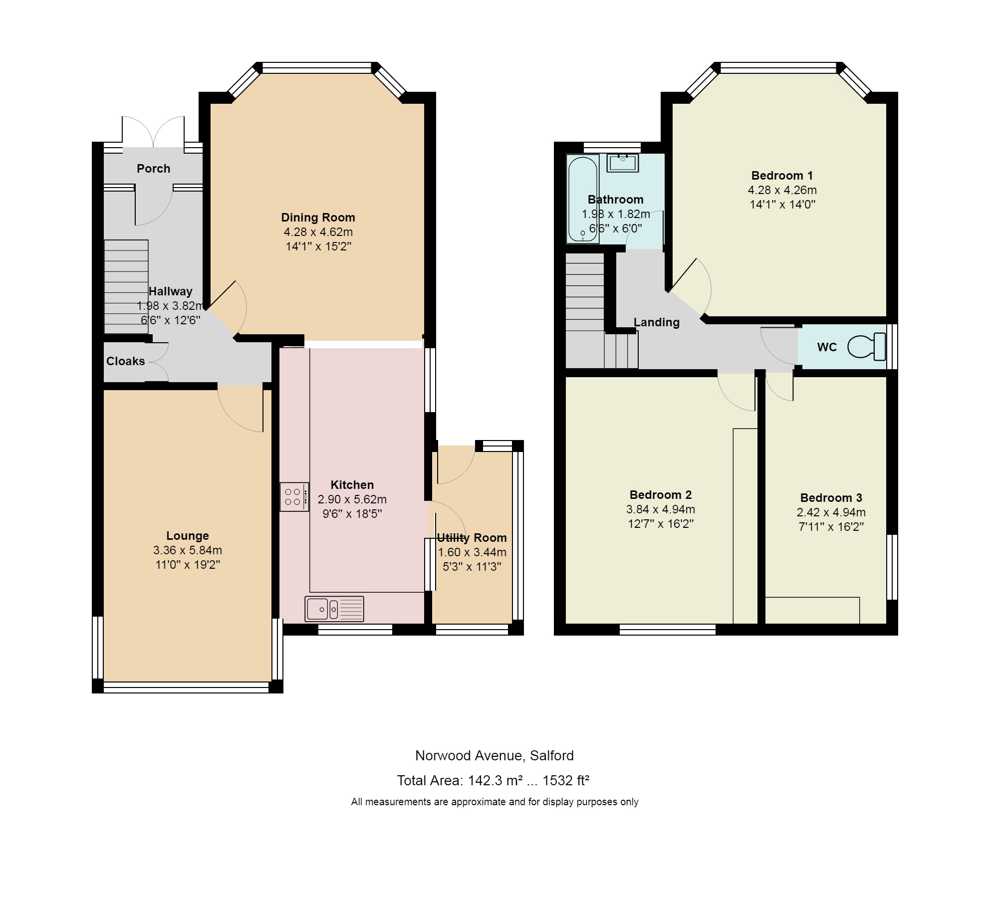 3 Bedrooms Semi-detached house for sale in Norwood Avenue, Salford, Greater Manchester M7