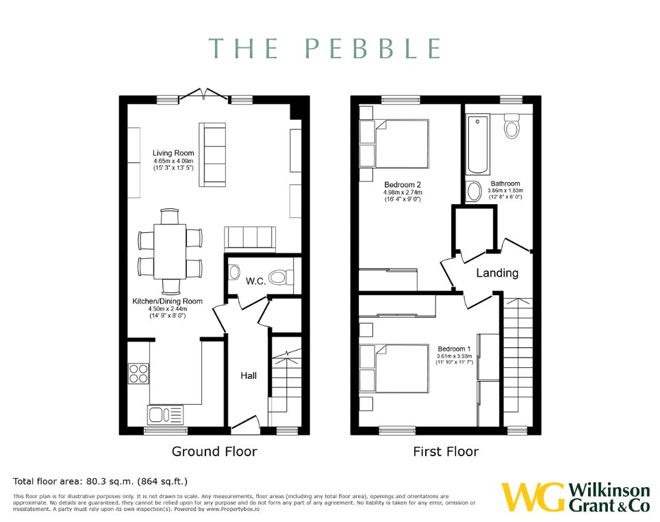Plot 57 The Pebble, Evans Field, 48, Evans Field, Budleigh Salterton floorplan