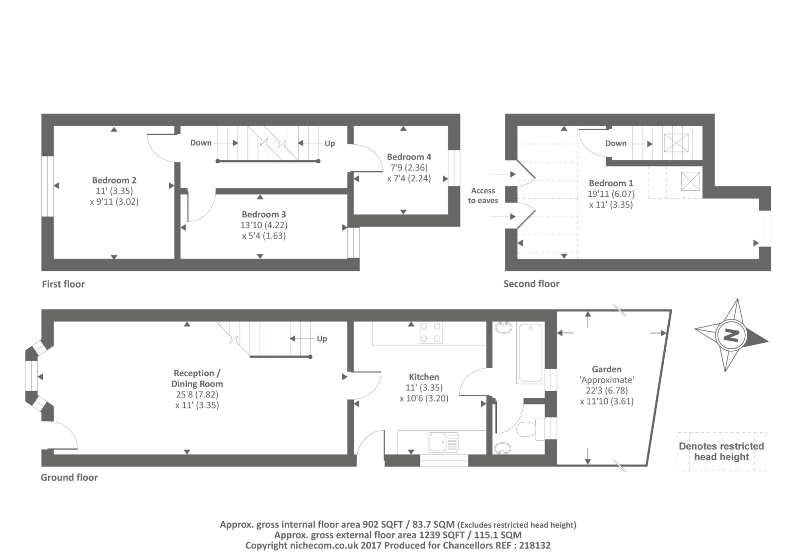 4 Bedrooms Terraced house for sale in Chesham, Buckinghamshire HP5