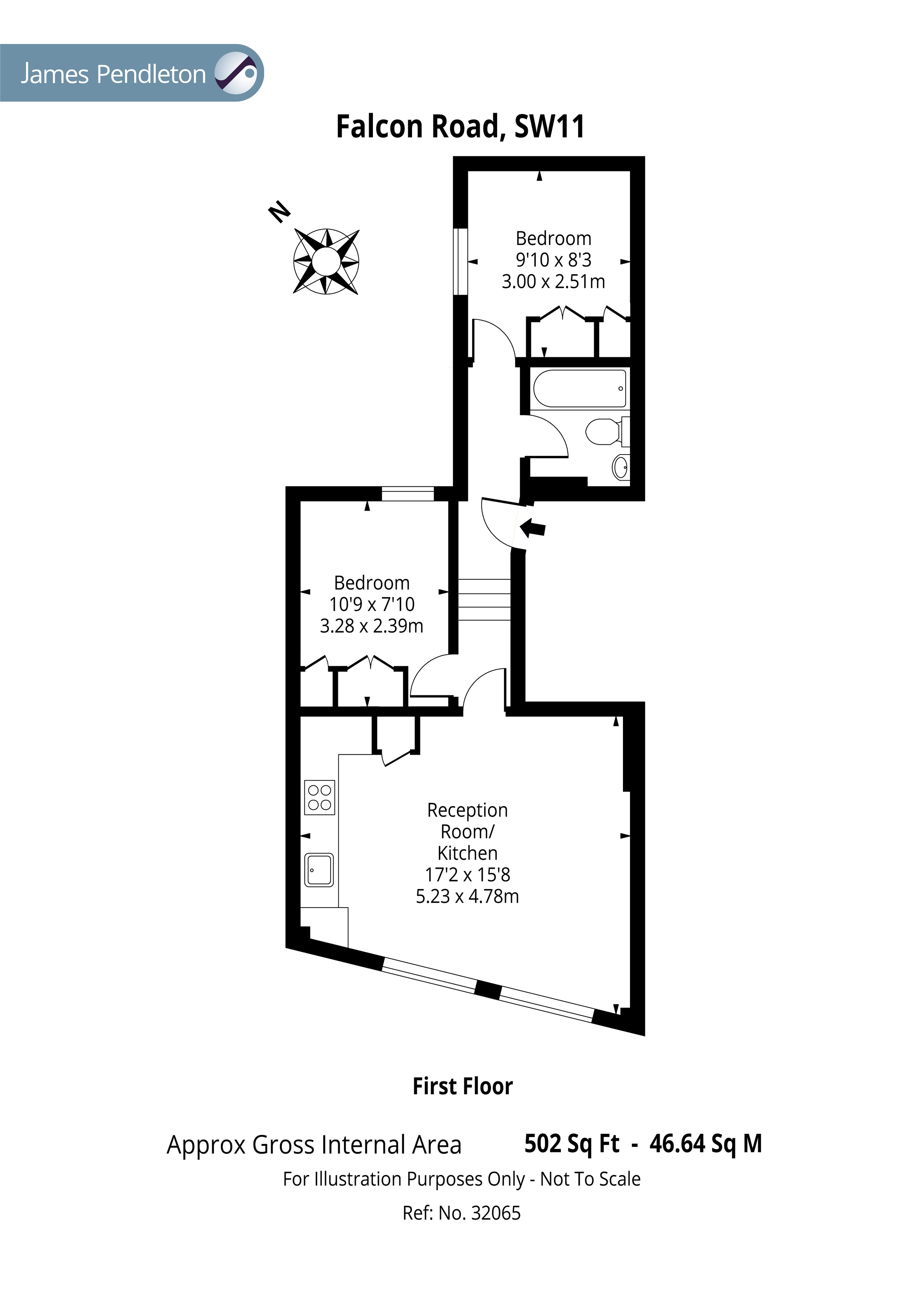 2 Bedrooms Flat for sale in Falcon Road, Battersea, London SW11