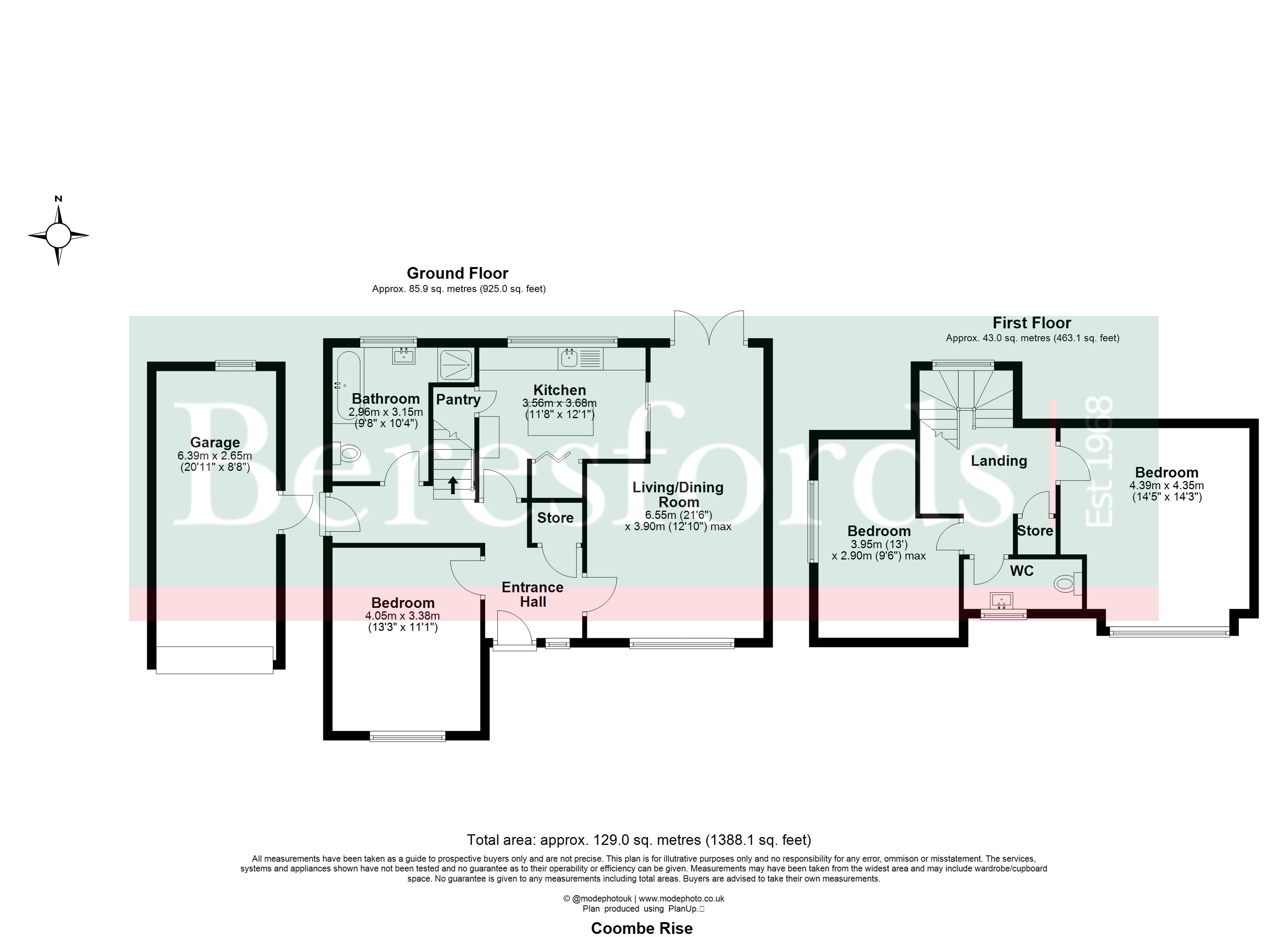 26, Coombe Rise, Brentwood floorplan