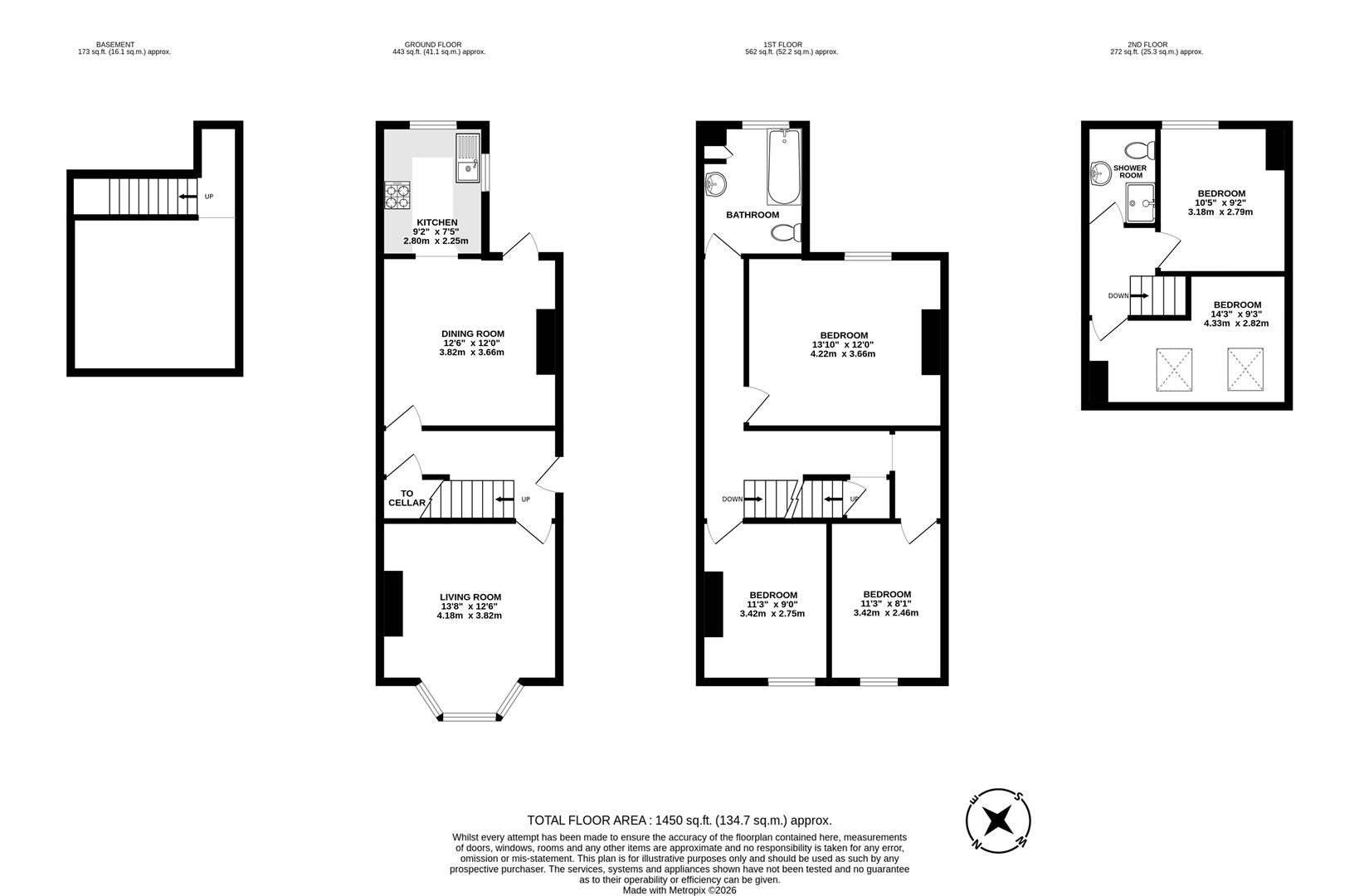 57, Hunter House Road, Sheffield floorplan