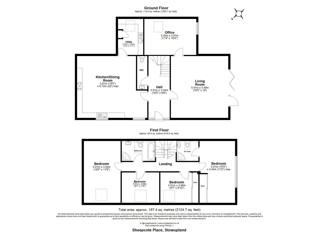 3, Sheepcote Place, Stowmarket floorplan