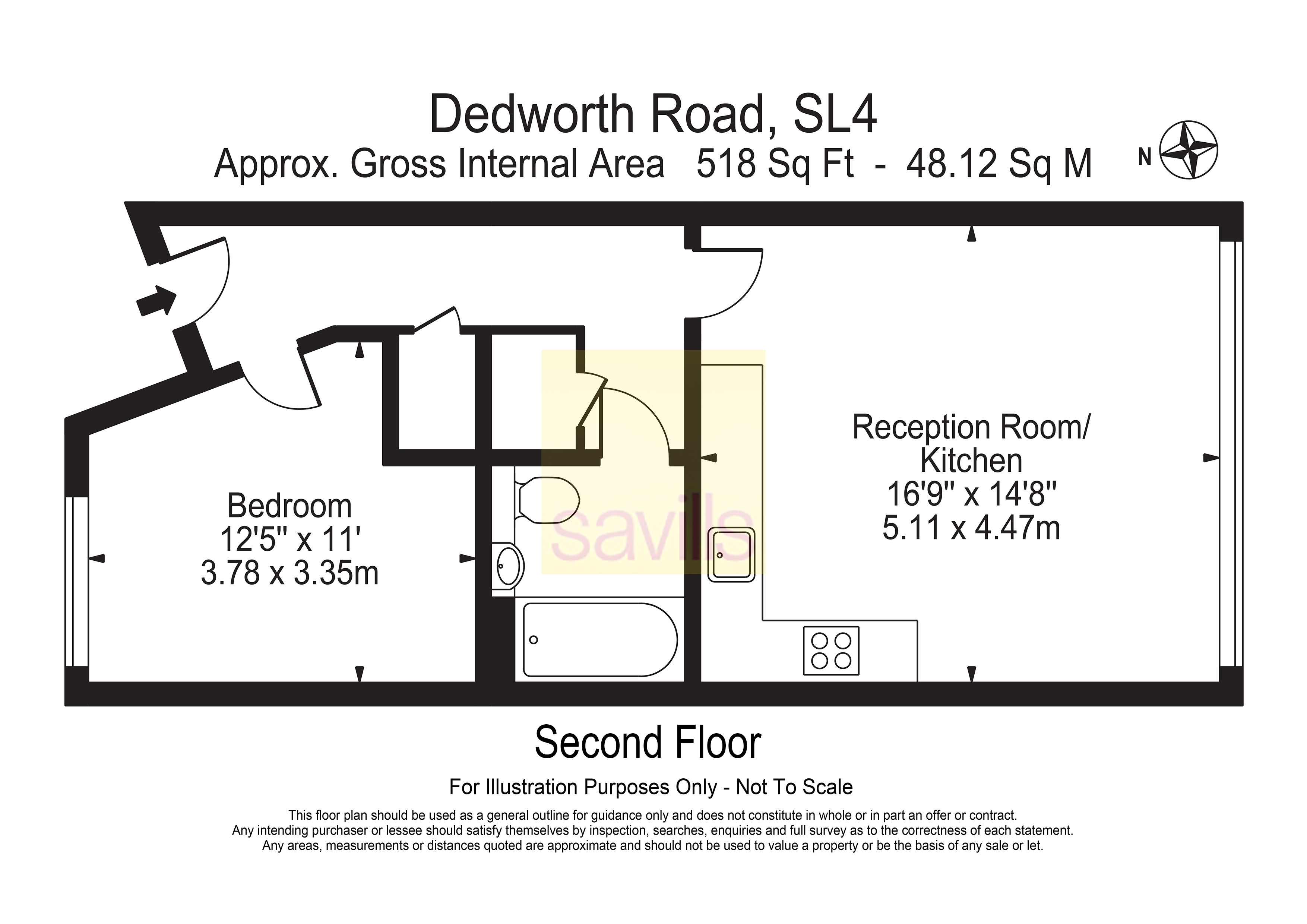 Flat 7 Duke Court, 63, Dedworth Road, Berkshire floorplan