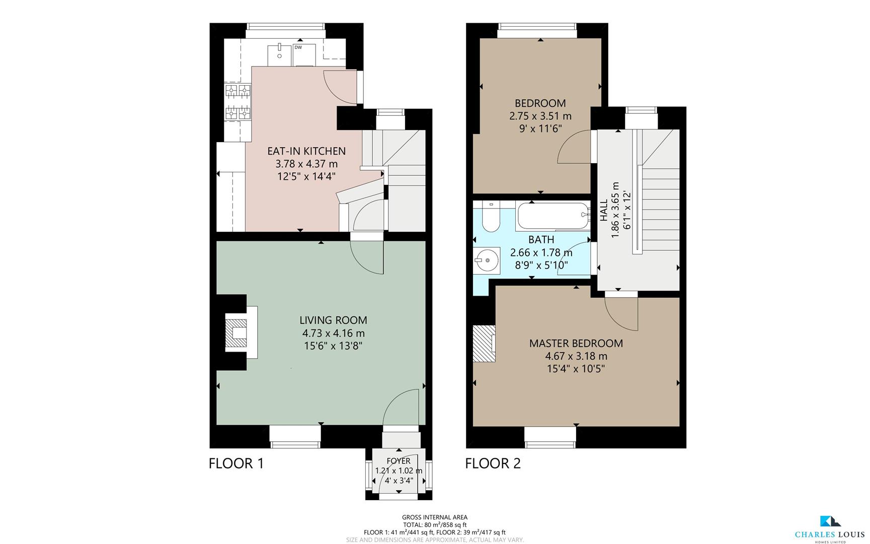 No. 135, Lumb Carr Road, Bury floorplan