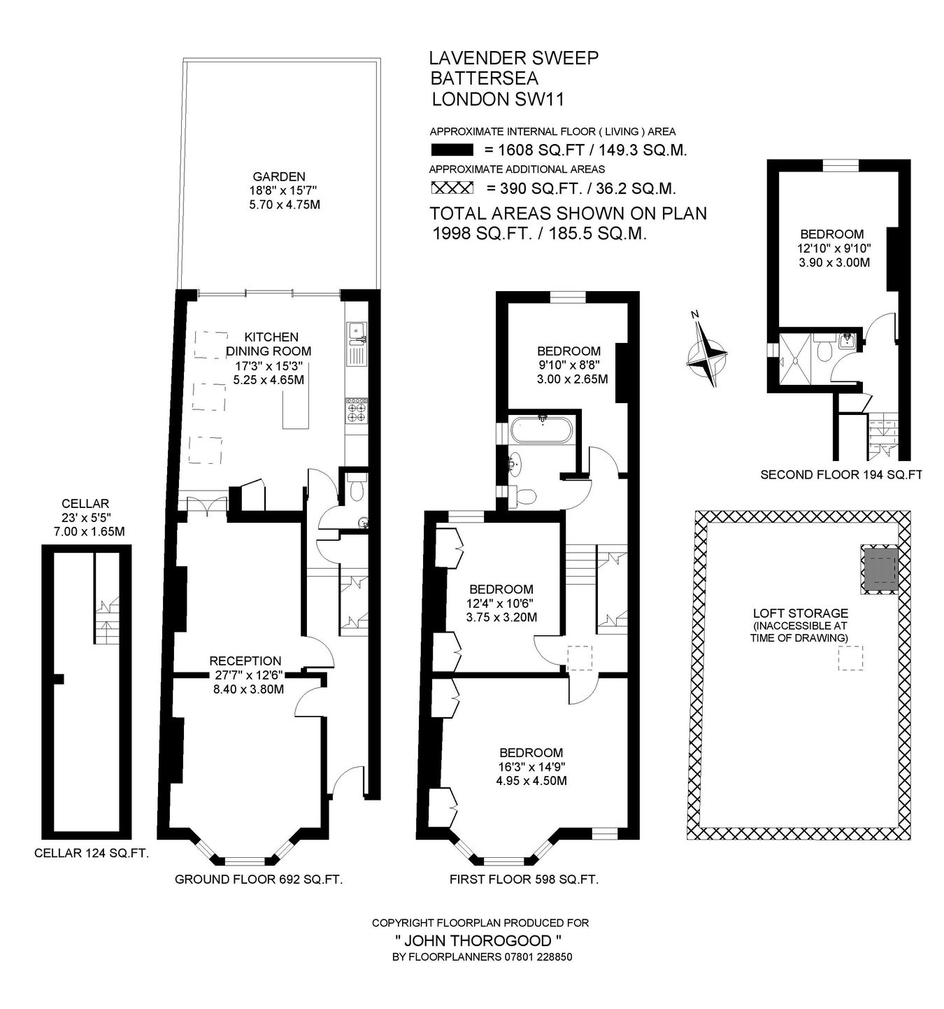 127, Lavender Sweep, London floorplan