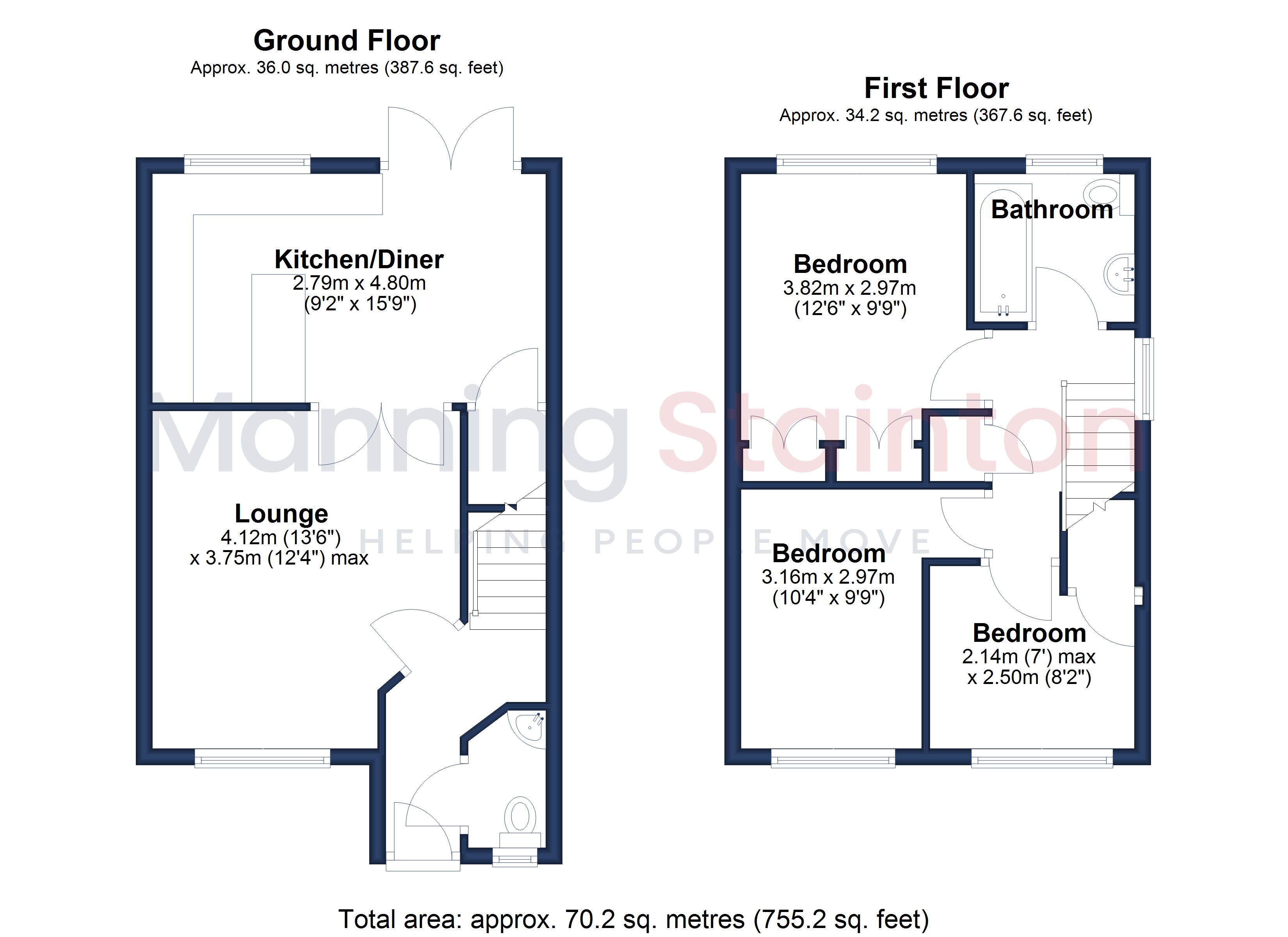 7, Tavistock Close, West Yorkshire floorplan