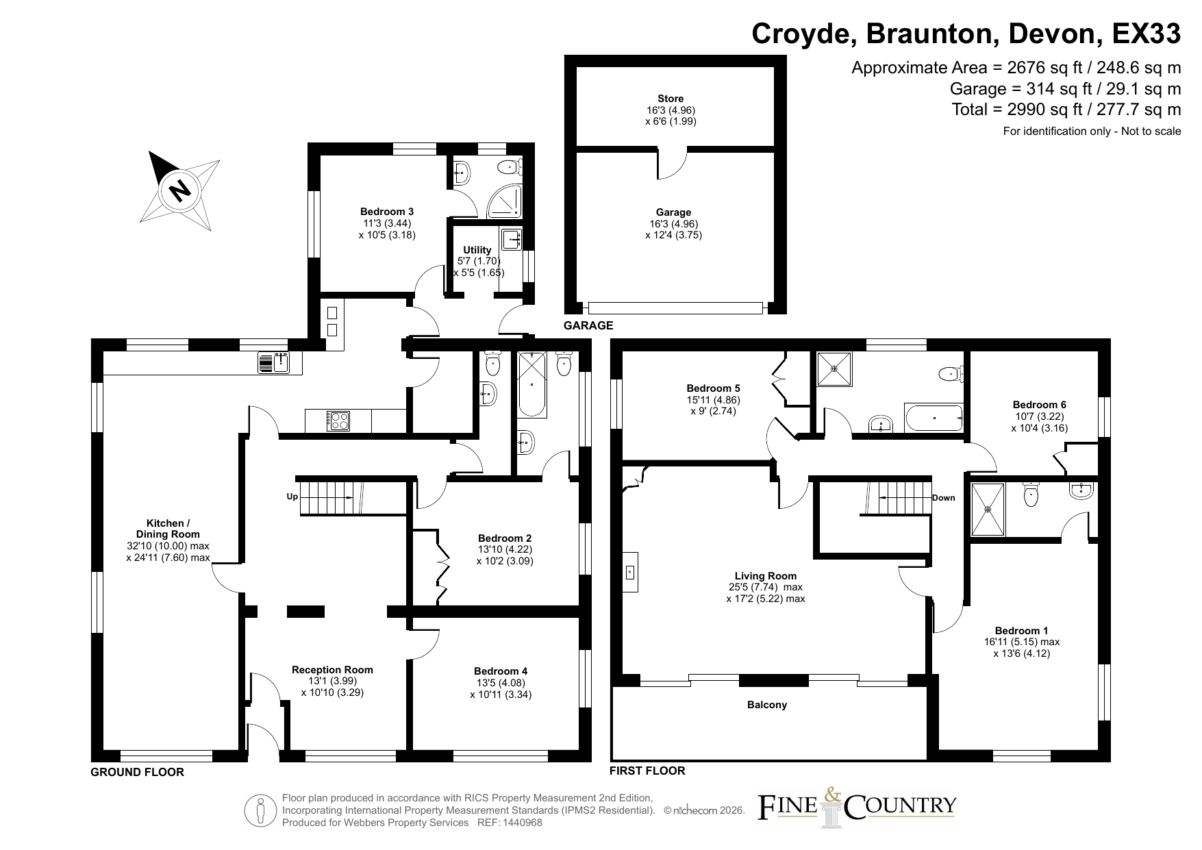 Dhekelia House,, Croyde, Devon floorplan