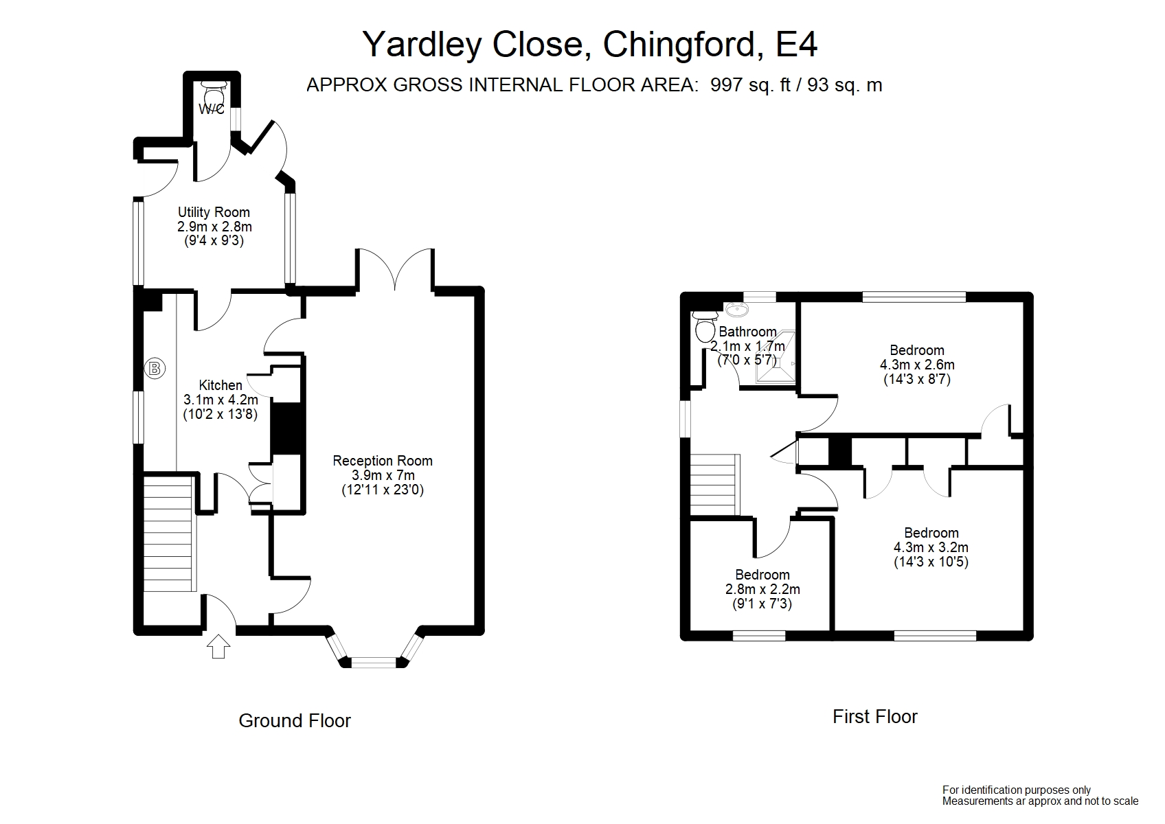 3 Bedrooms Semi-detached house for sale in Yardley Close, London E4