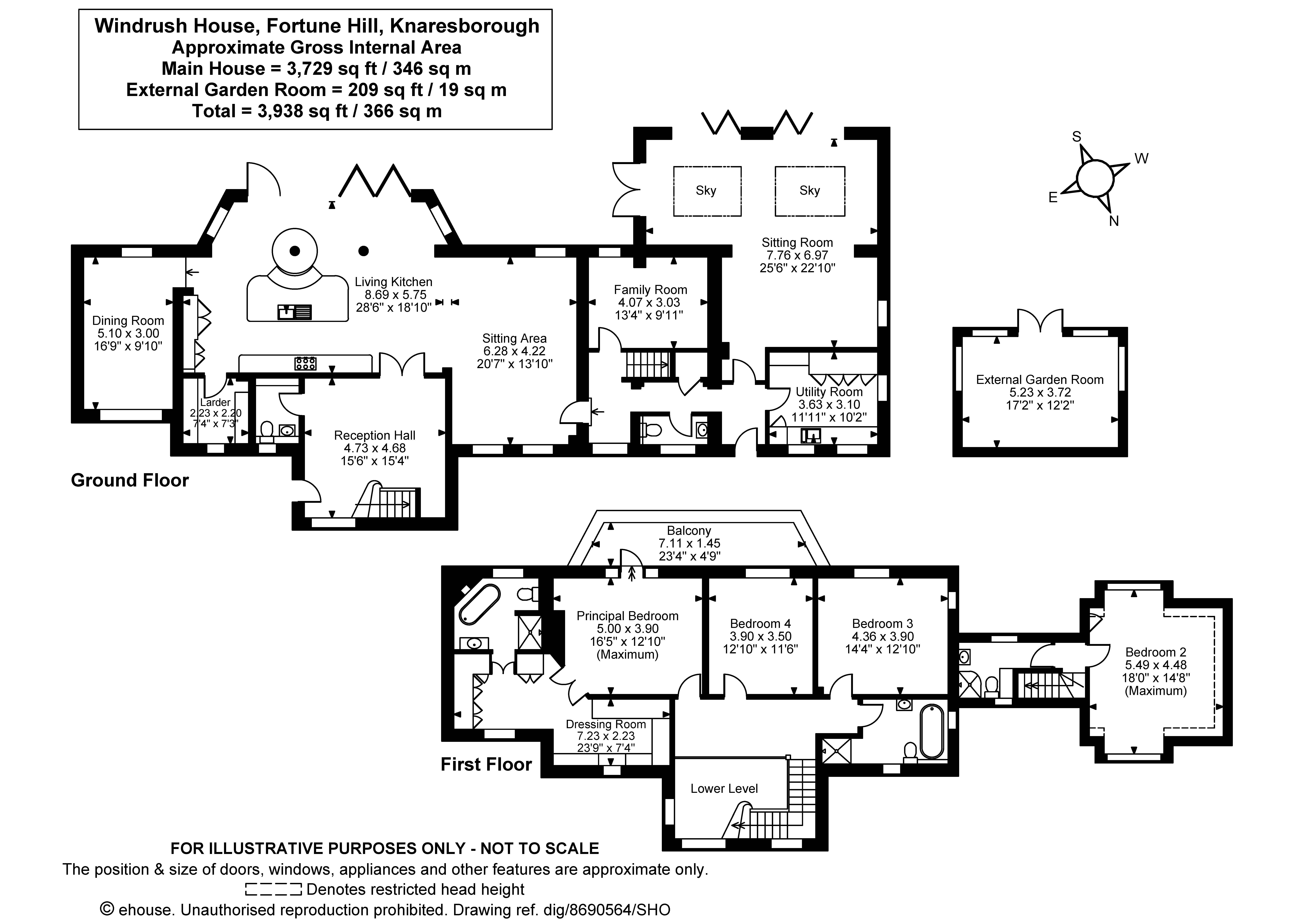 Windrush House,, Fortune Hill, North Yorkshire floorplan