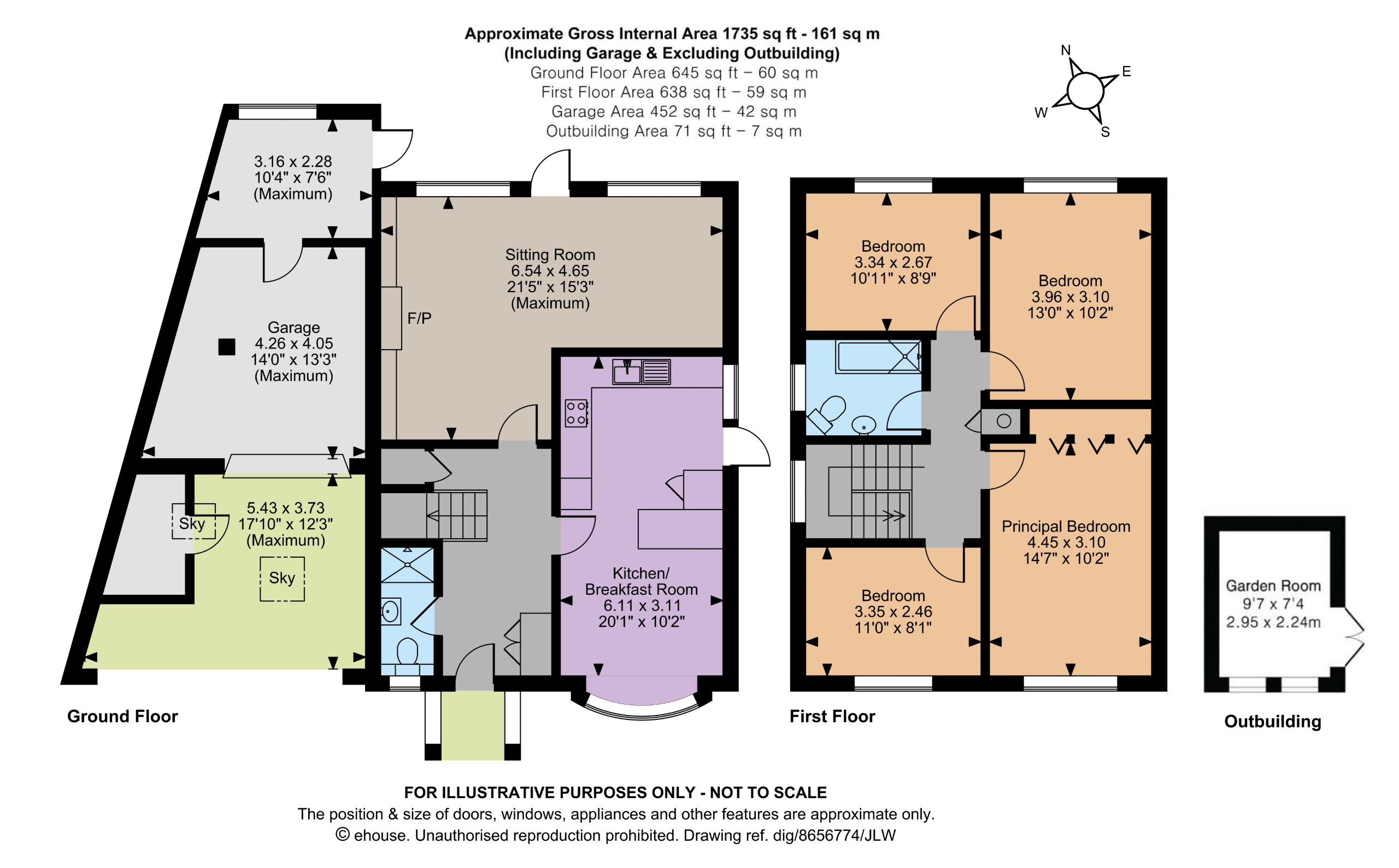 3, Burnt Hill Road, Farnham floorplan