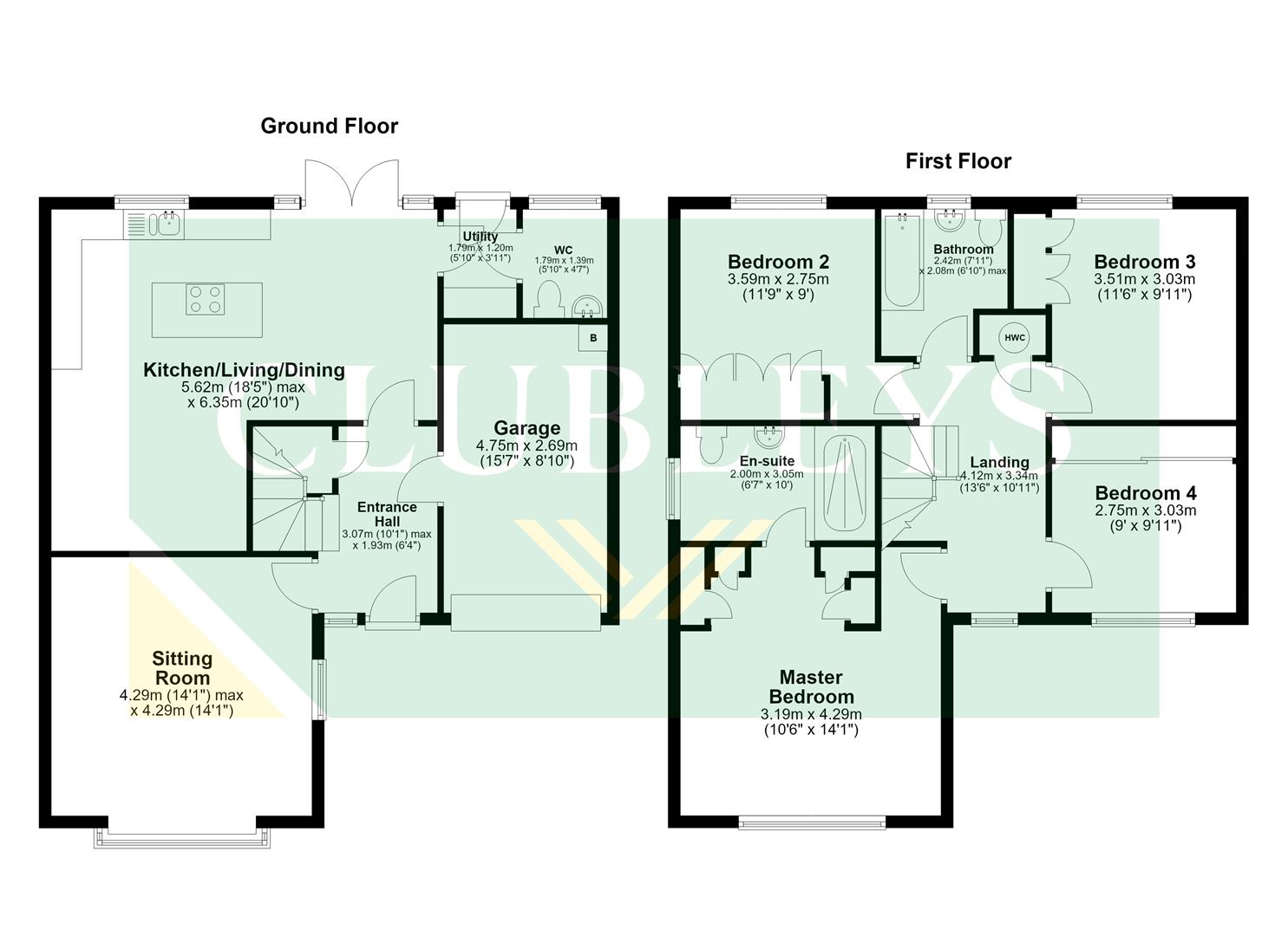 99, Yapham Road, Pocklington floorplan