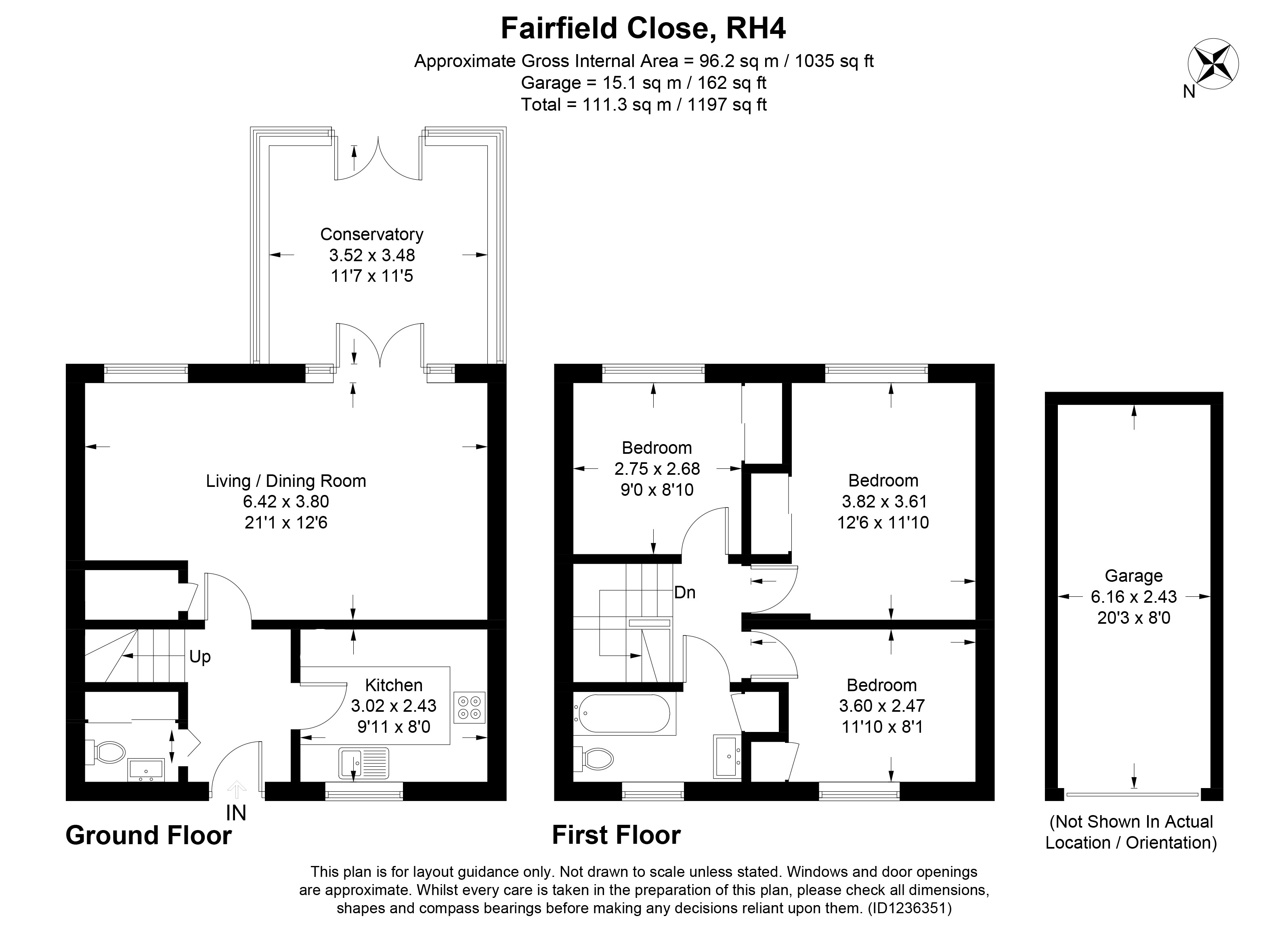 2, Fairfield Close, Dorking floorplan