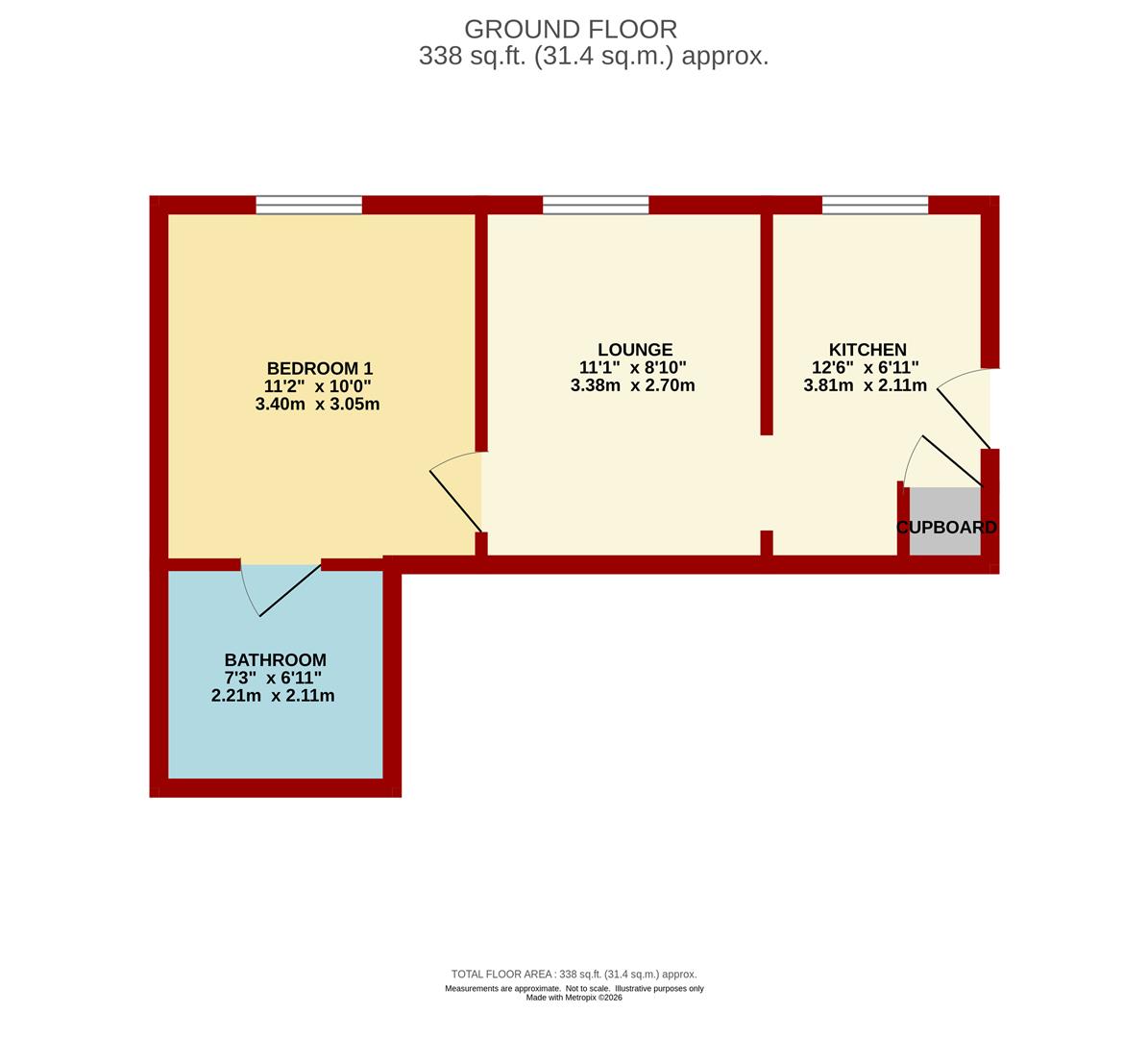 2, Zion Apartments, Chapel Road, Coleford floorplan