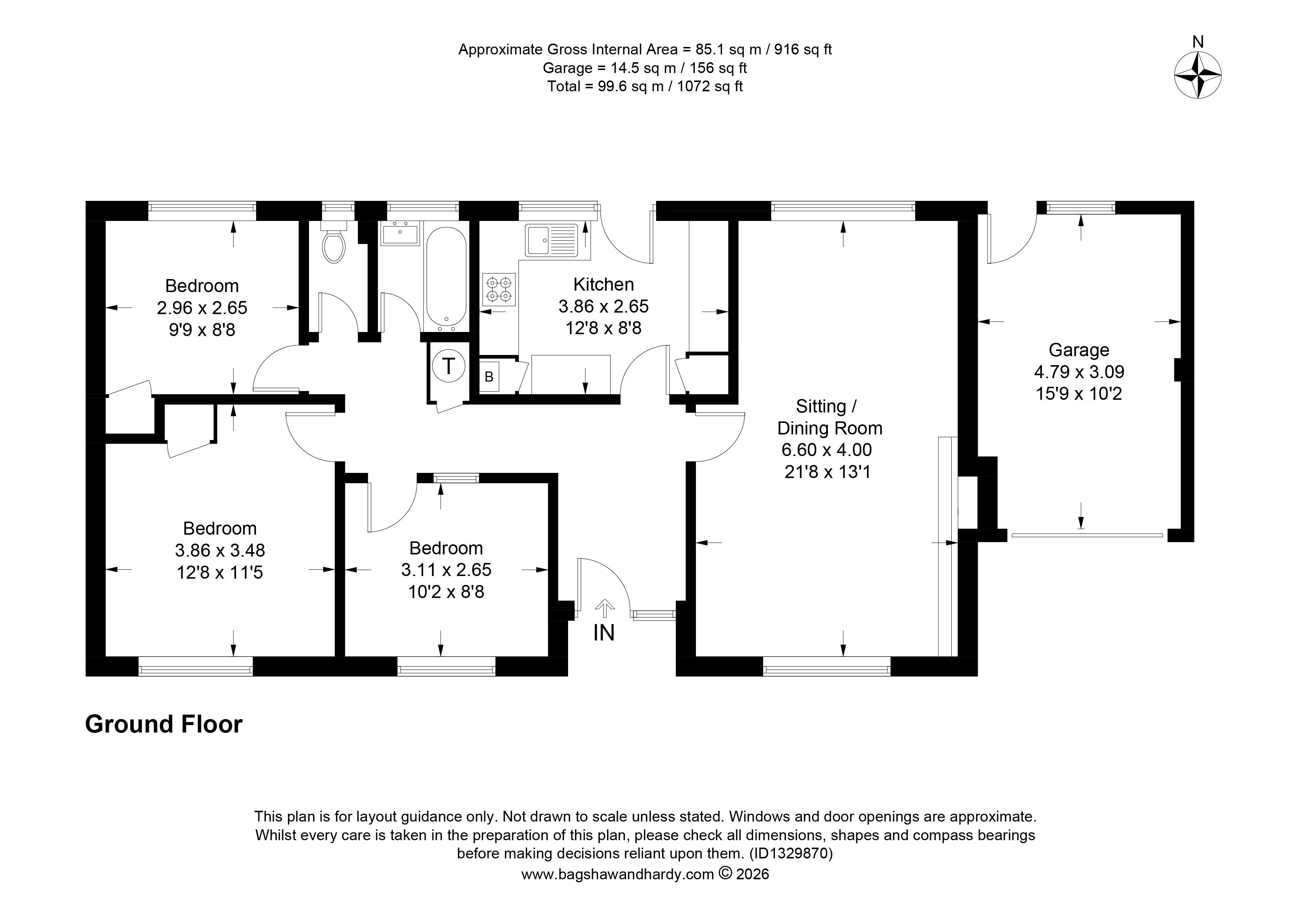 1, Penlee Close, Kent floorplan