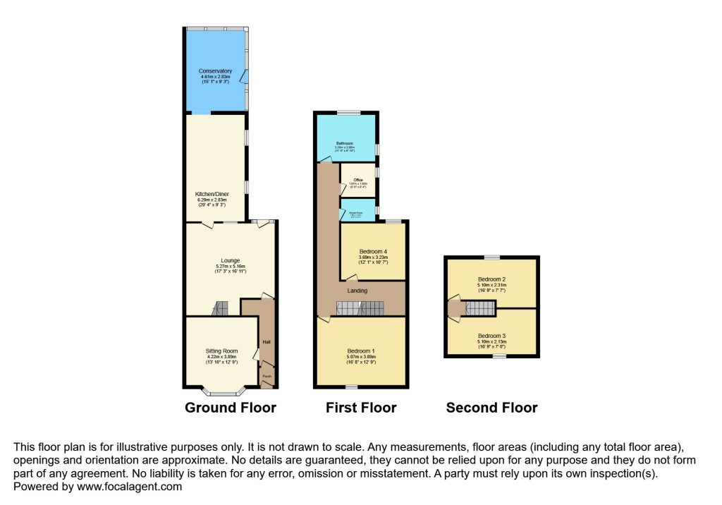 34, Ropery Road, Gainsborough floorplan