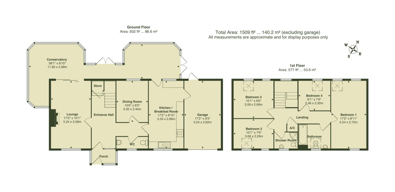 4 Bedrooms Detached house for sale in Abraham Close, Willen Park, Milton Keynes MK15
