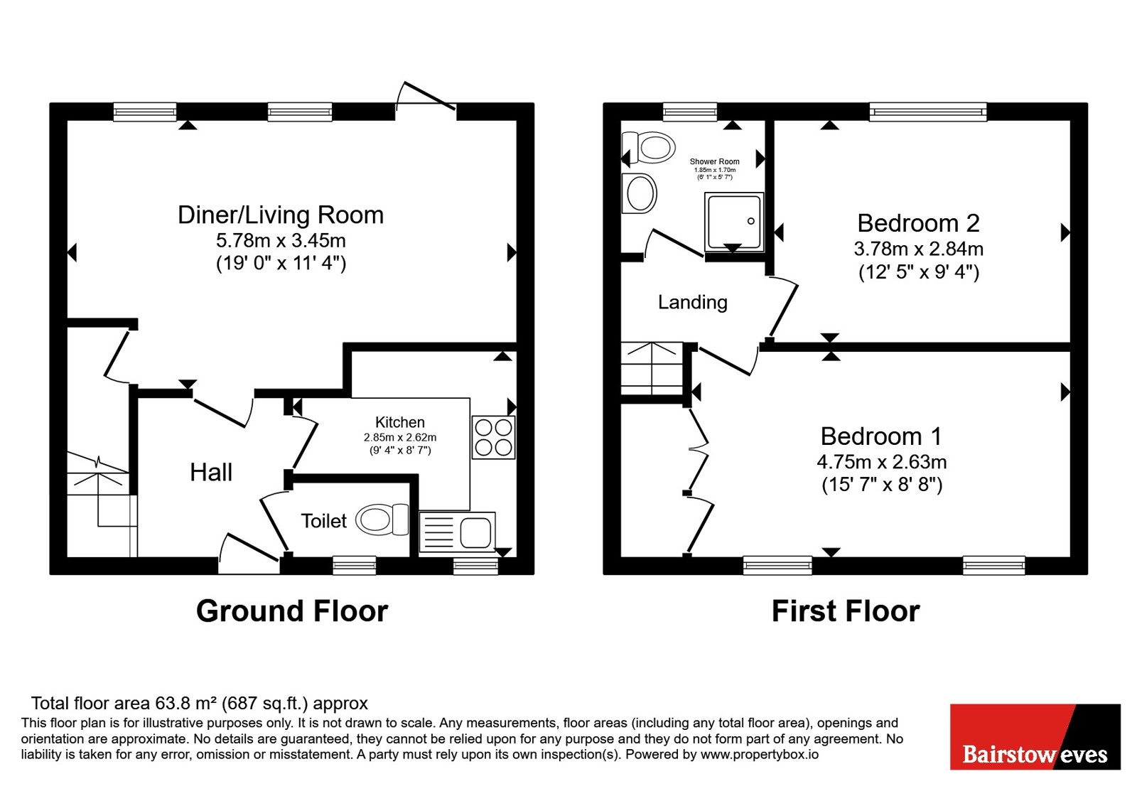 2, Ronnie Lane, London floorplan