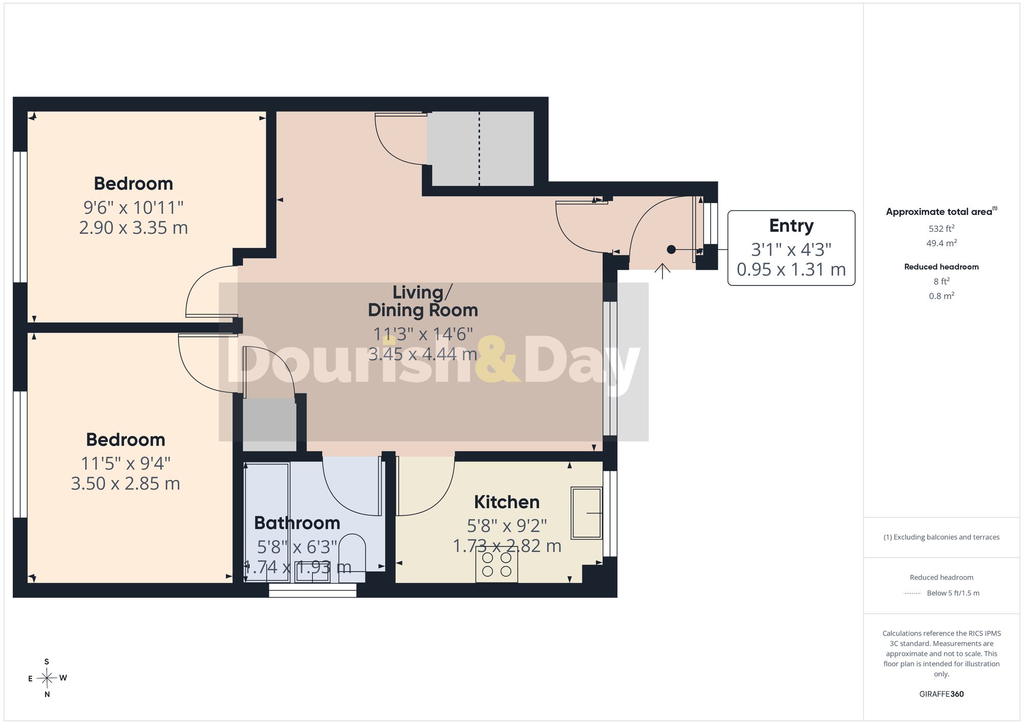 11 Trafalgar Court Wimblebury Road, Cannock floorplan