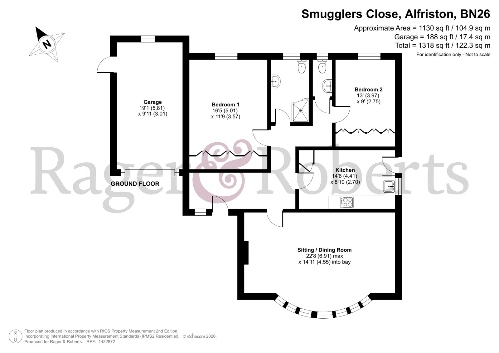 10, Smugglers Close, East Sussex floorplan