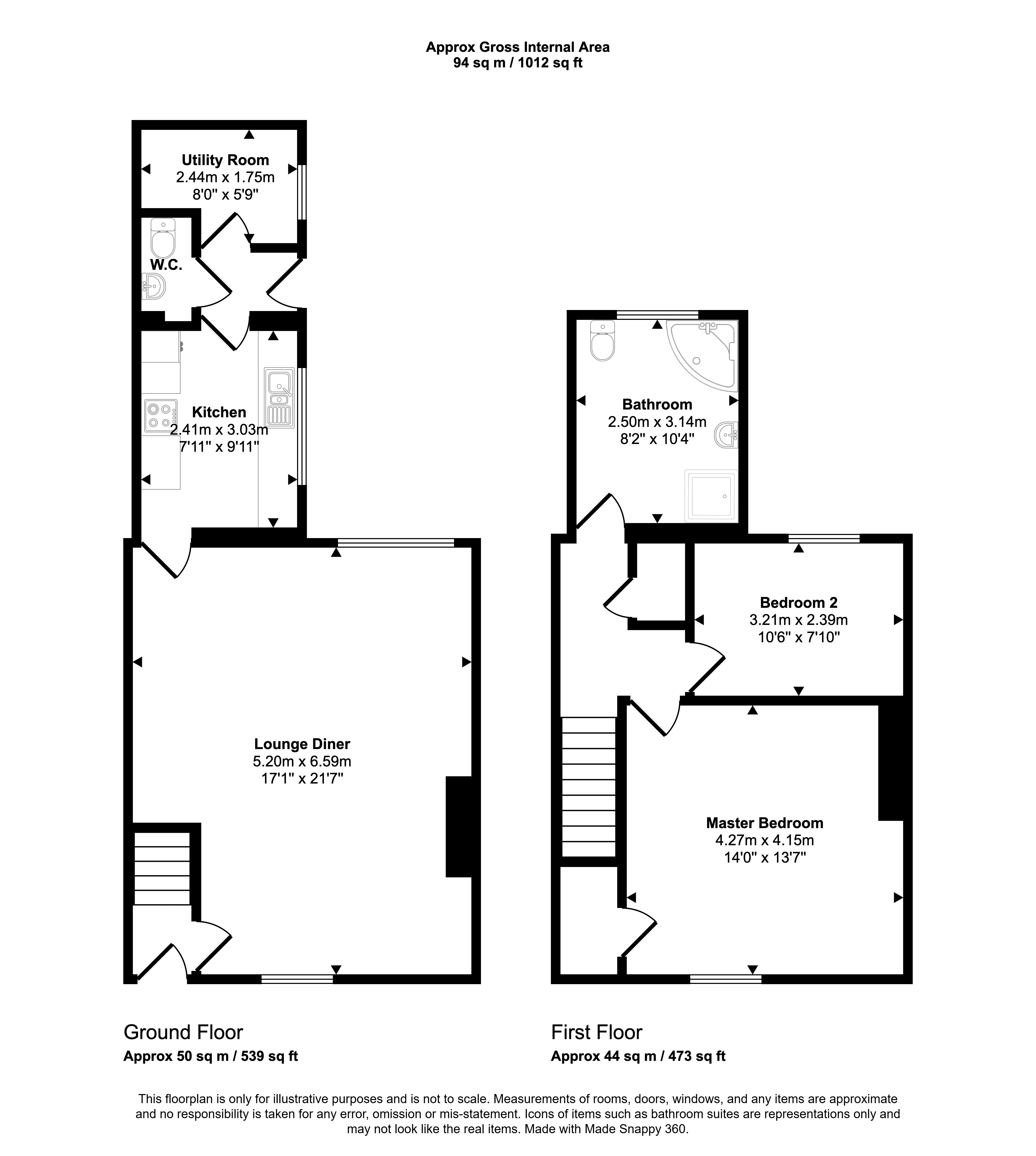 20, Roseberry Street, Stanley floorplan