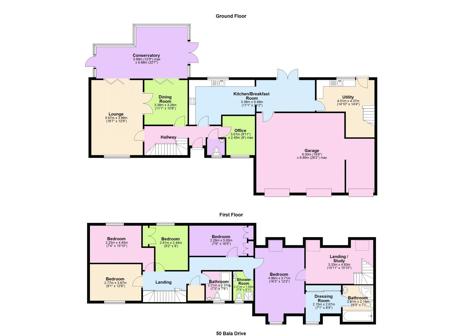 50, Bala Drive, Newport floorplan