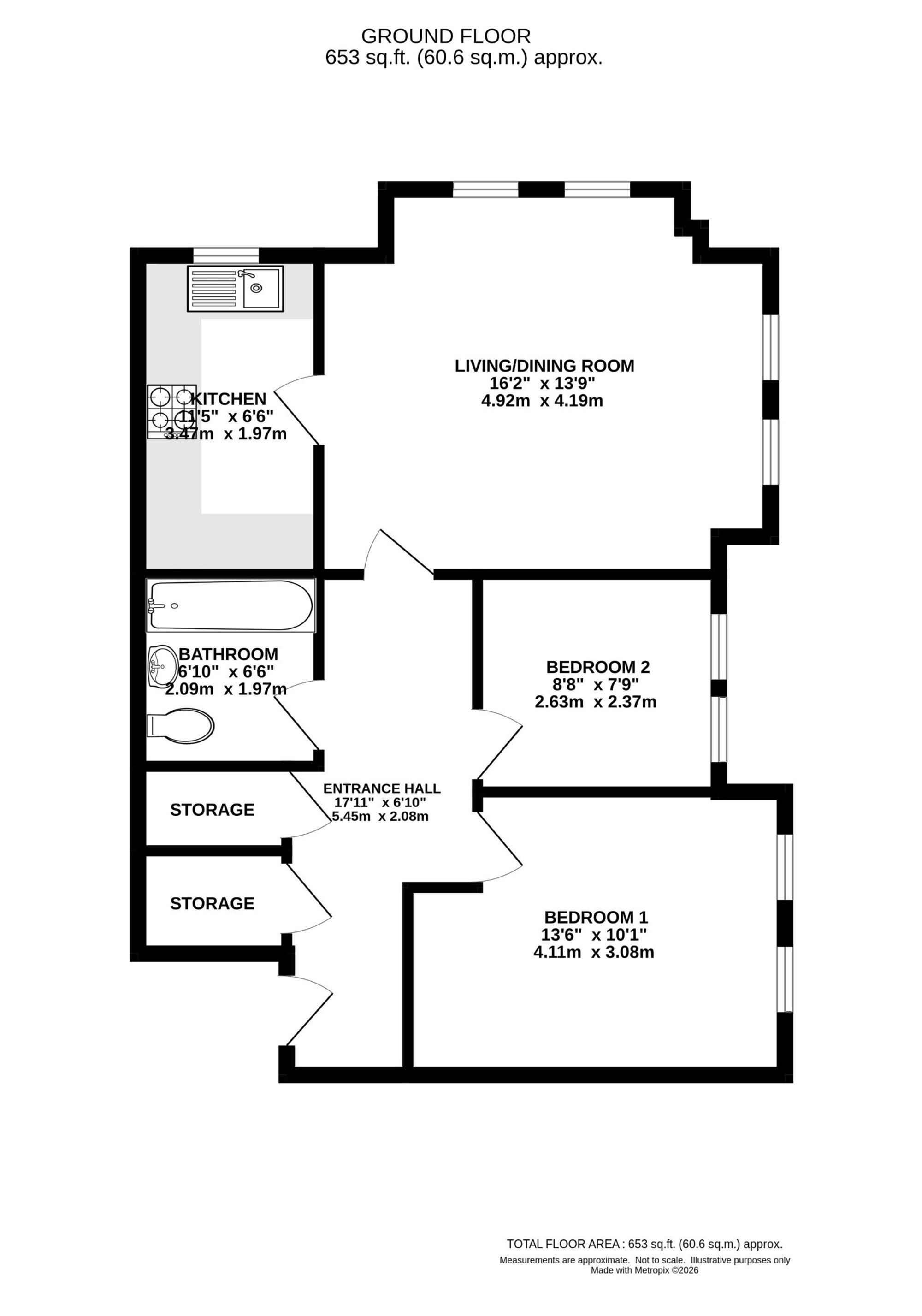 7 Pencarrow Close, Manchester floorplan