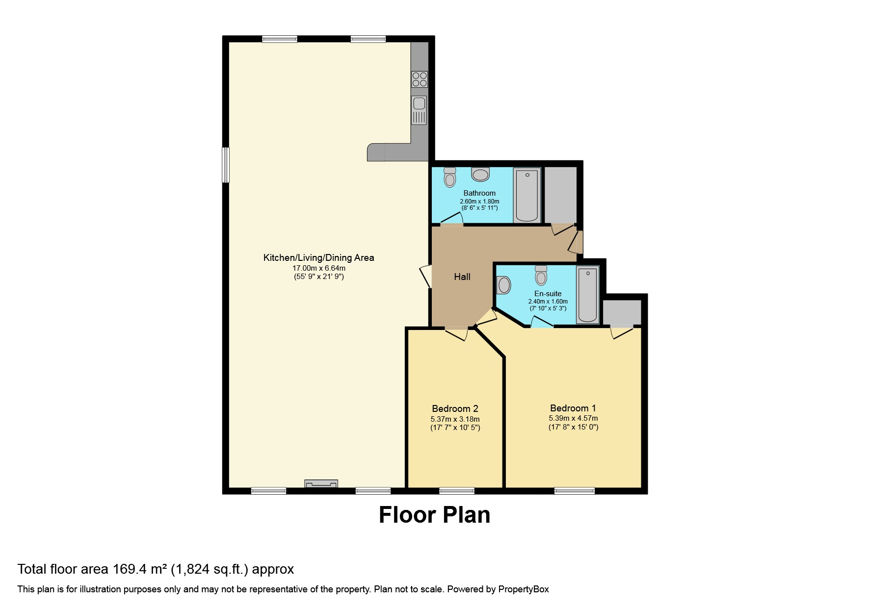 Shaddongate, Carlisle CA2, 2 bedroom penthouse for sale 65702523