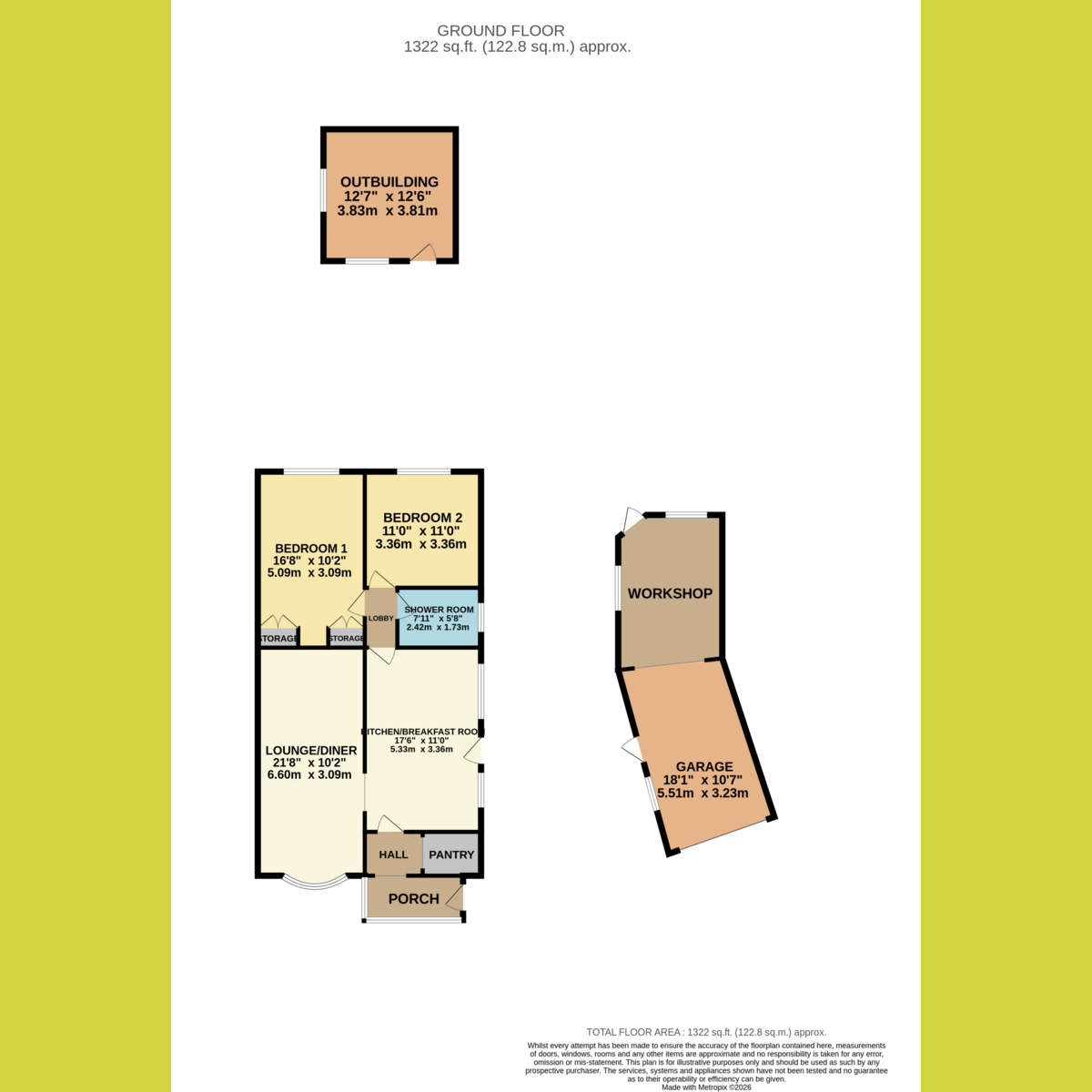 95, Alexandra Road, Ashingdon floorplan