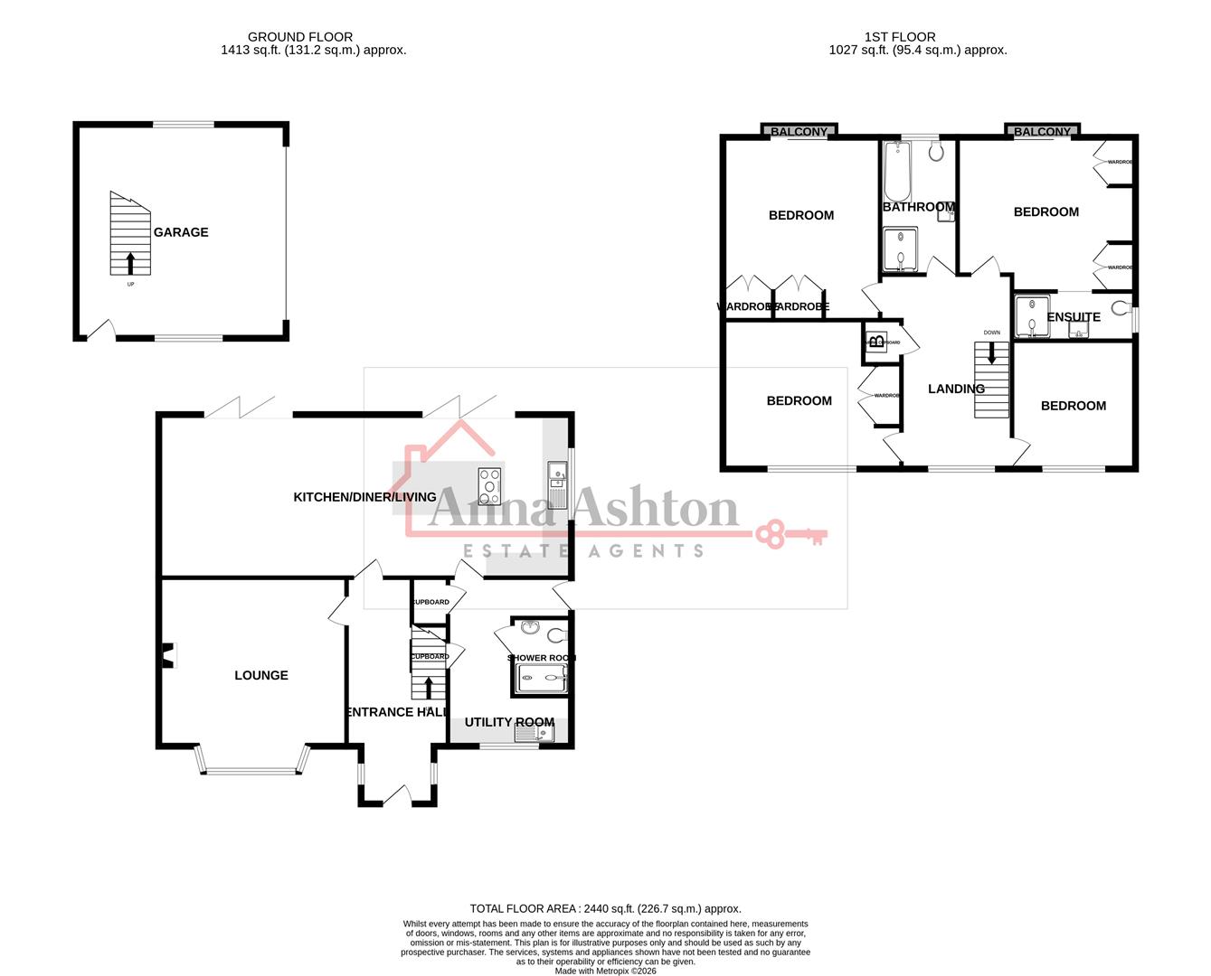 Tir White, Ammanford floorplan