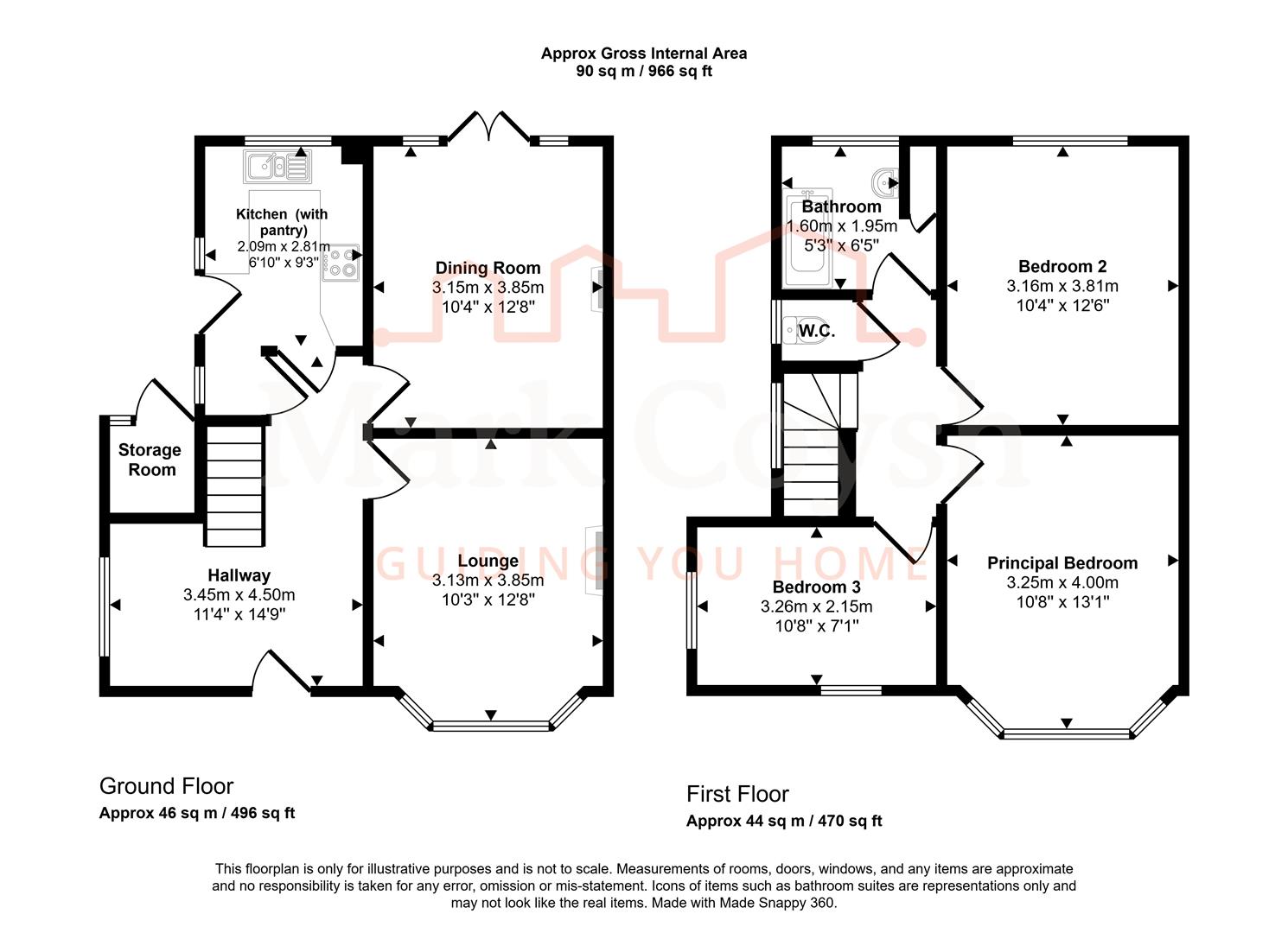 2, Green Lane, Tadworth floorplan